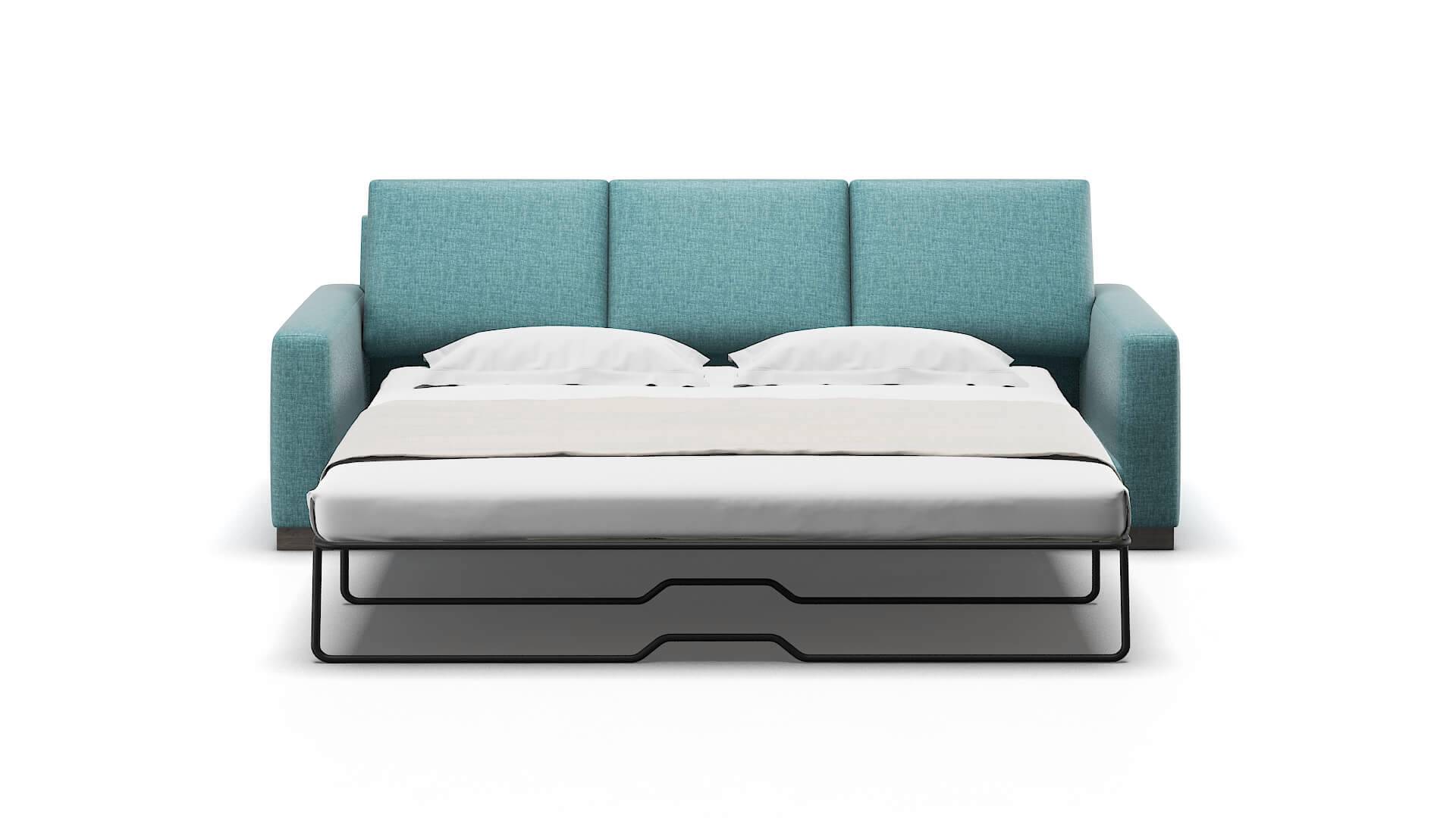 London Rocket Peacock Sofa Sleeper Espresso legs 1