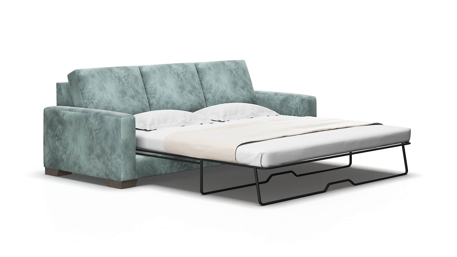 London Royale Cloud Sofa Sleeper Espresso legs 2