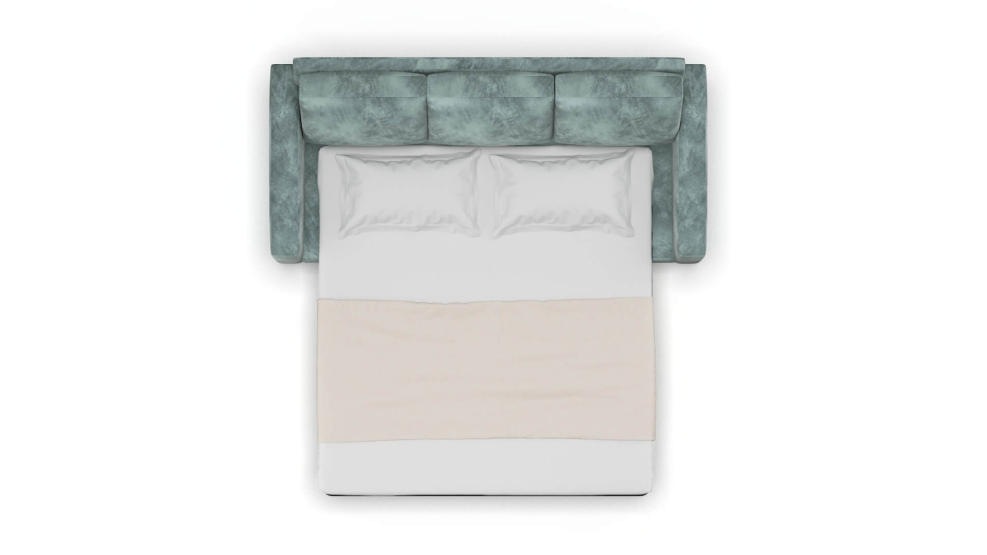 London Royale Cloud Sofa Sleeper Espresso legs 3