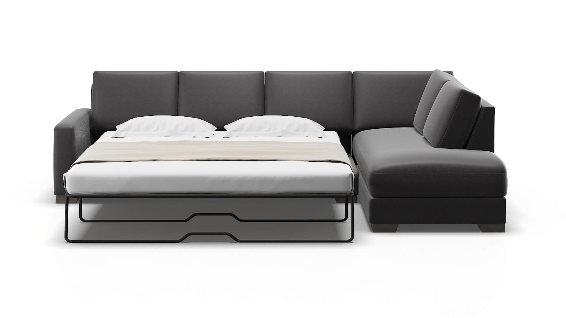 London Royale Eclipse Panel Sleeper Espresso legs 1