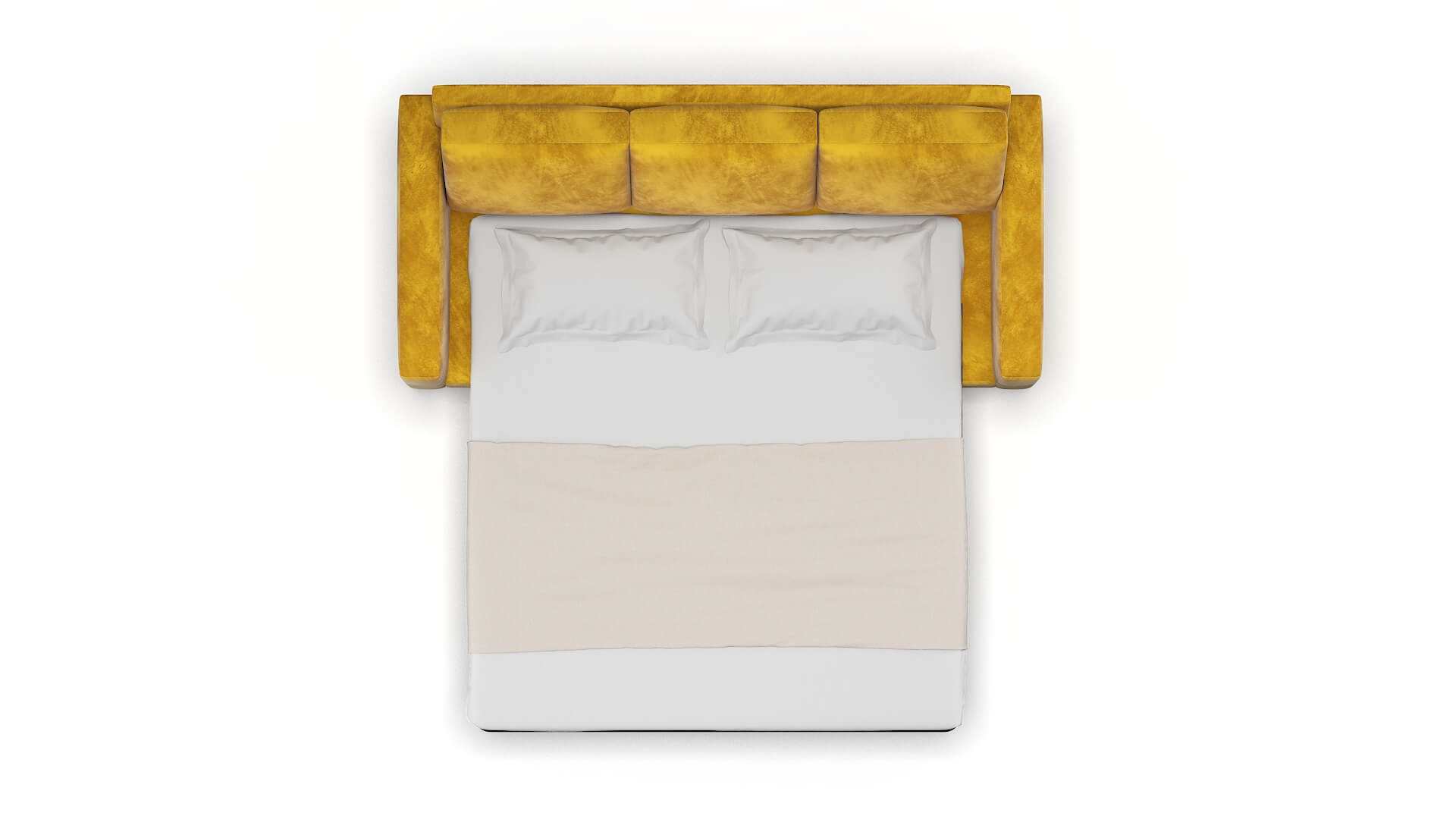 London Royale Marigold Sofa Sleeper Espresso legs 3