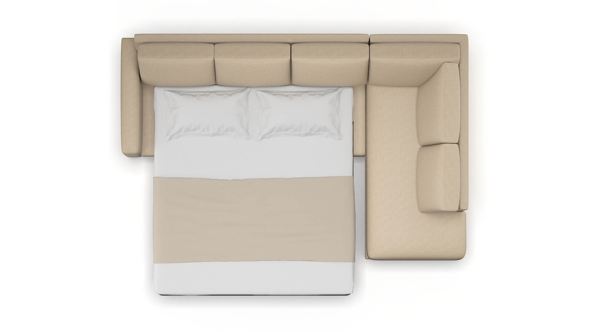 London Royale Mondo Panel Sleeper Espresso legs 3