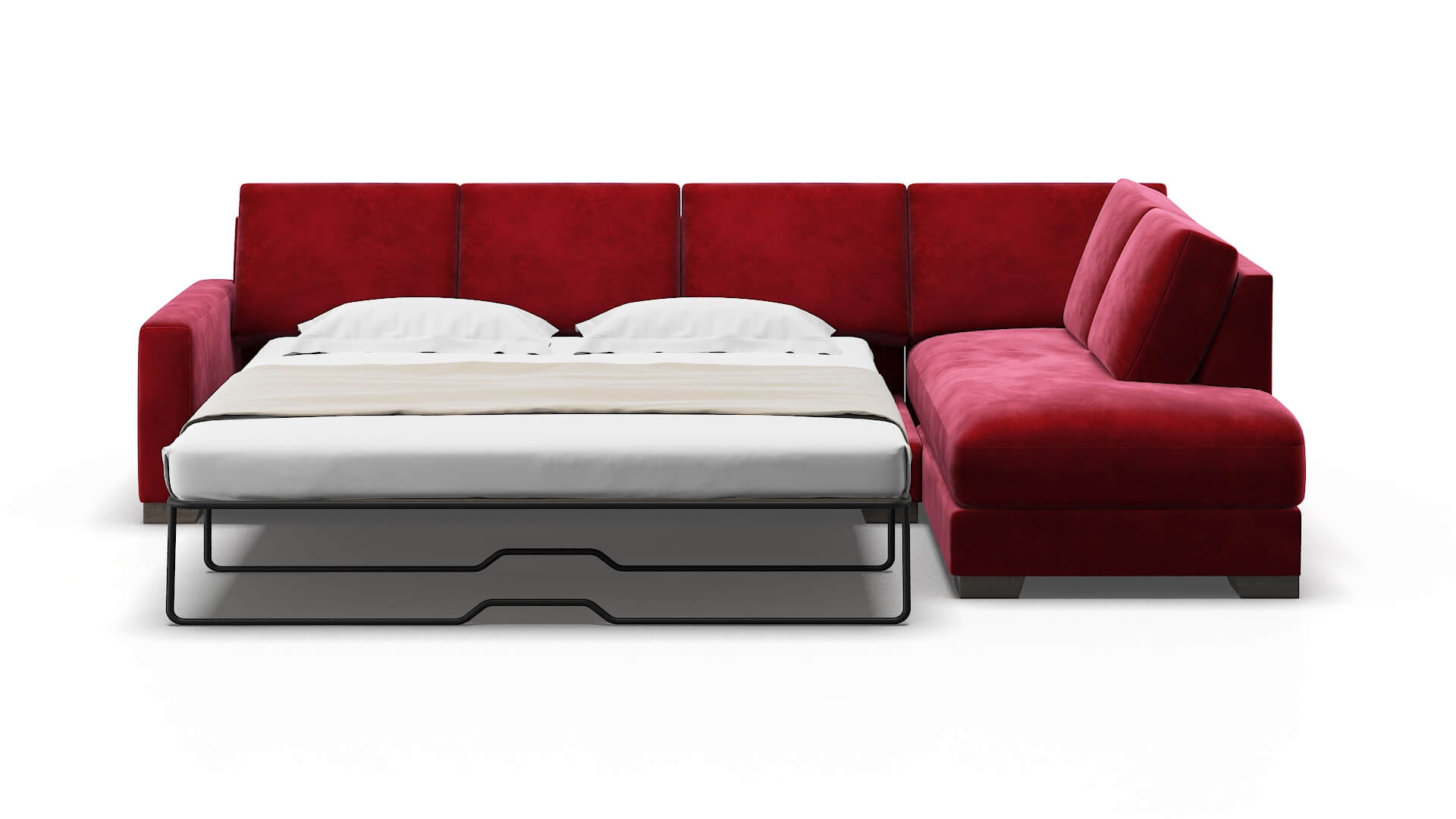 London Royale Ruby Panel Sleeper Espresso legs 1