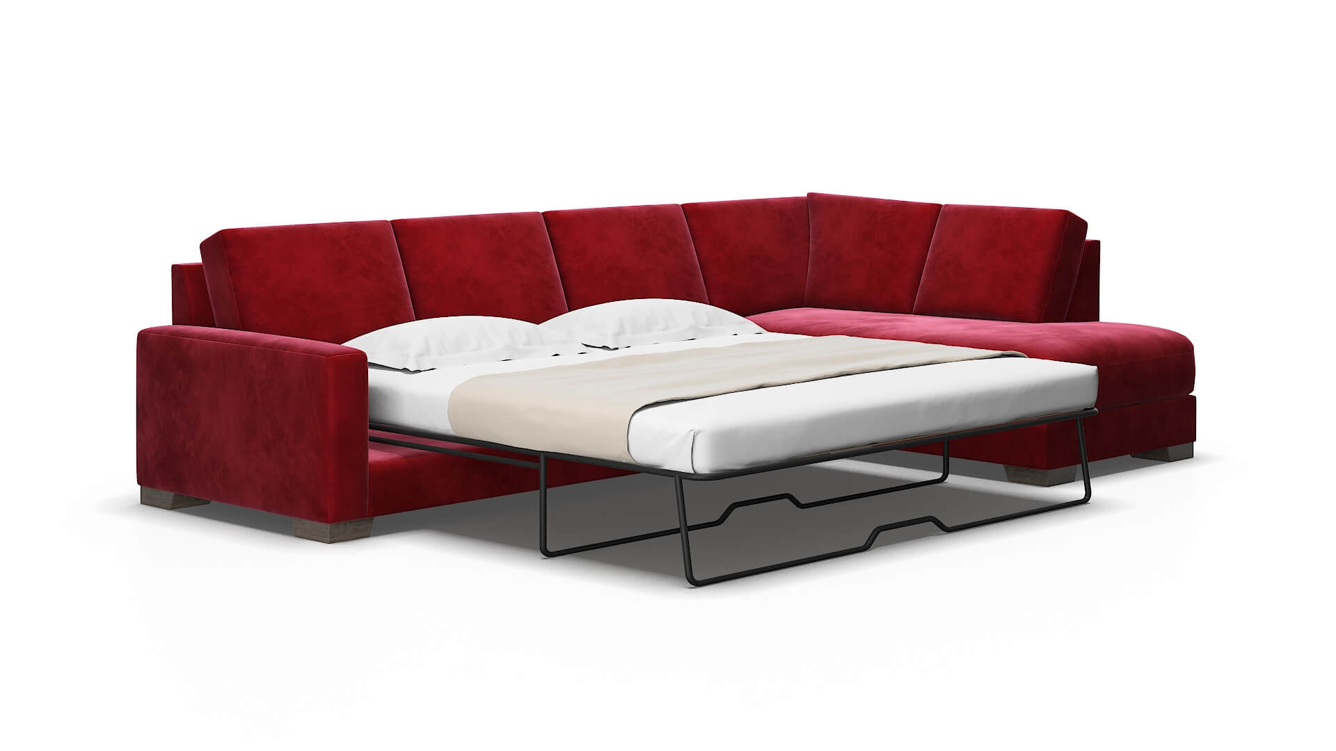 London Royale Ruby Panel Sleeper Espresso legs 2