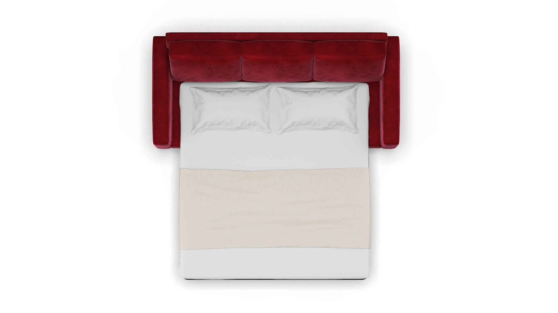 London Royale Ruby Sofa Sleeper Espresso legs 3