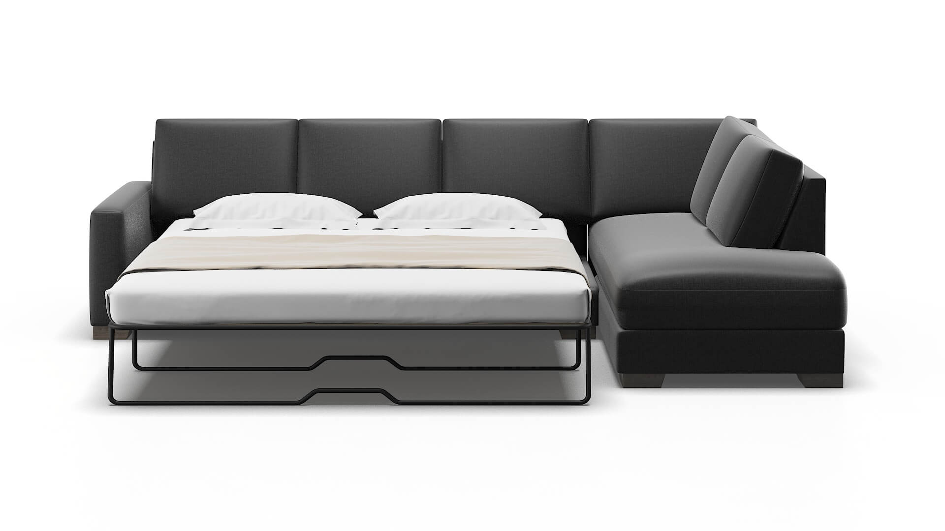 London Sosoftness 54 Panel Sleeper Espresso legs 1