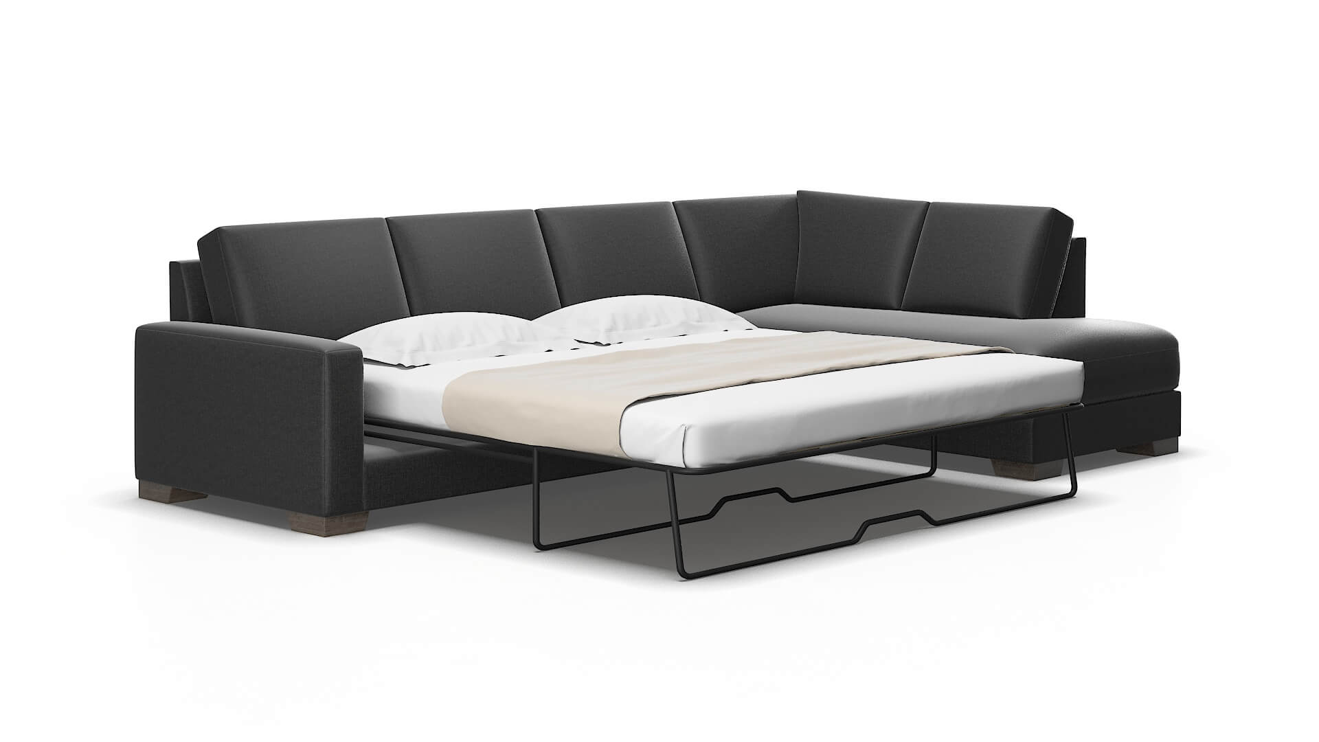 London Sosoftness 54 Panel sleeper Espresso Legs  2