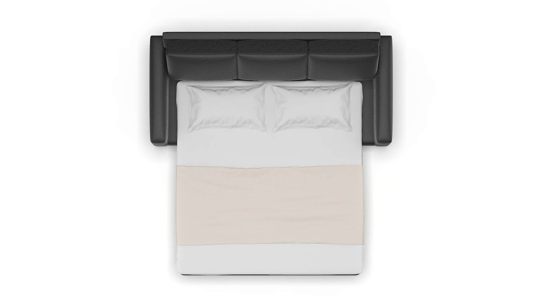 London Sosoftness 54 Sofa Sleeper Espresso legs 3