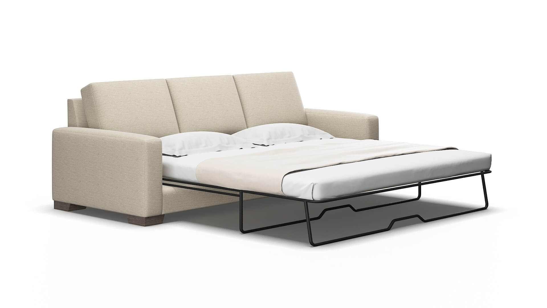 London Sosoftness 72 Sofa Sleeper espresso legs 2