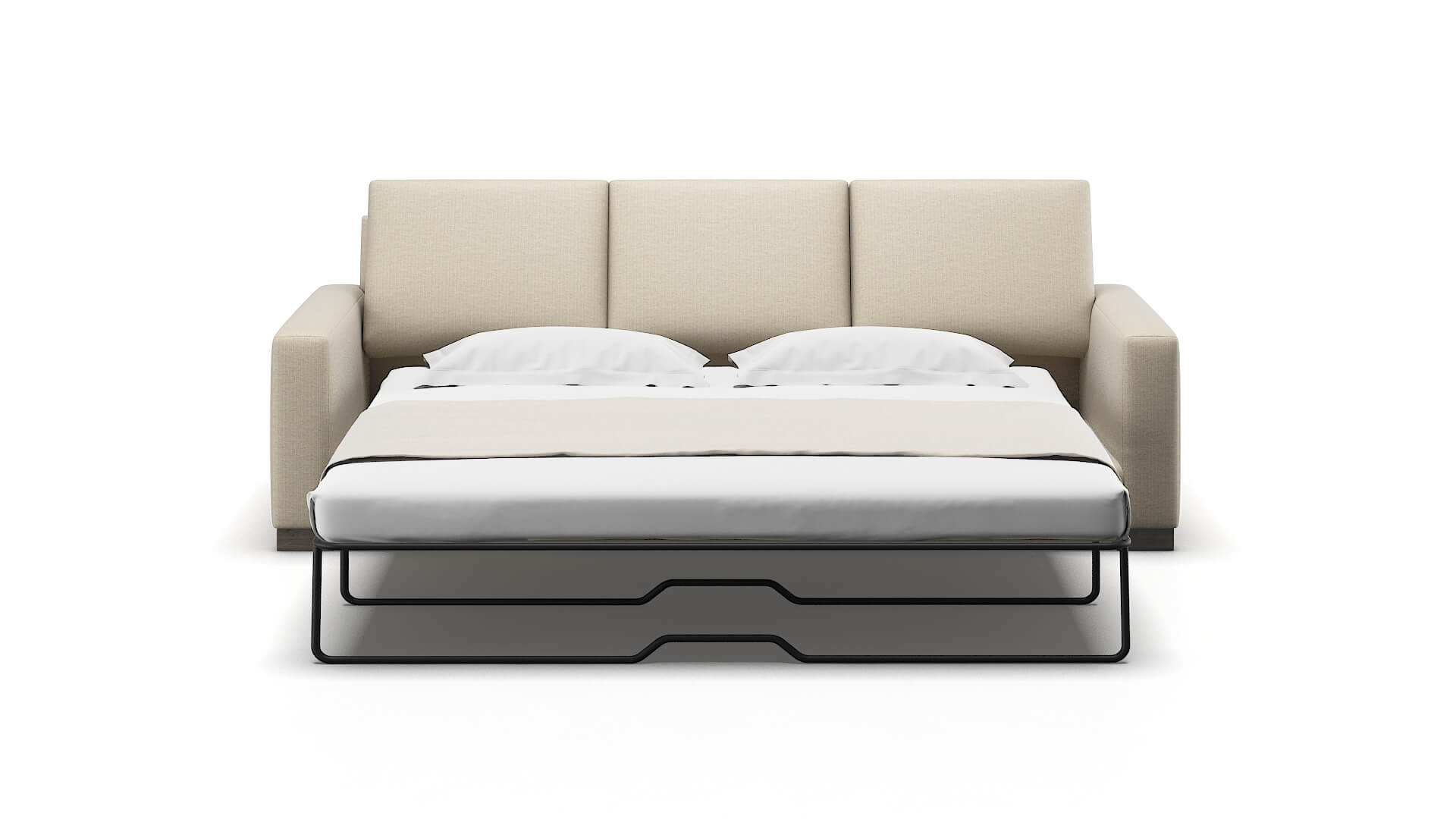 London Urban_d Silver Sofa Sleeper Espresso legs 1