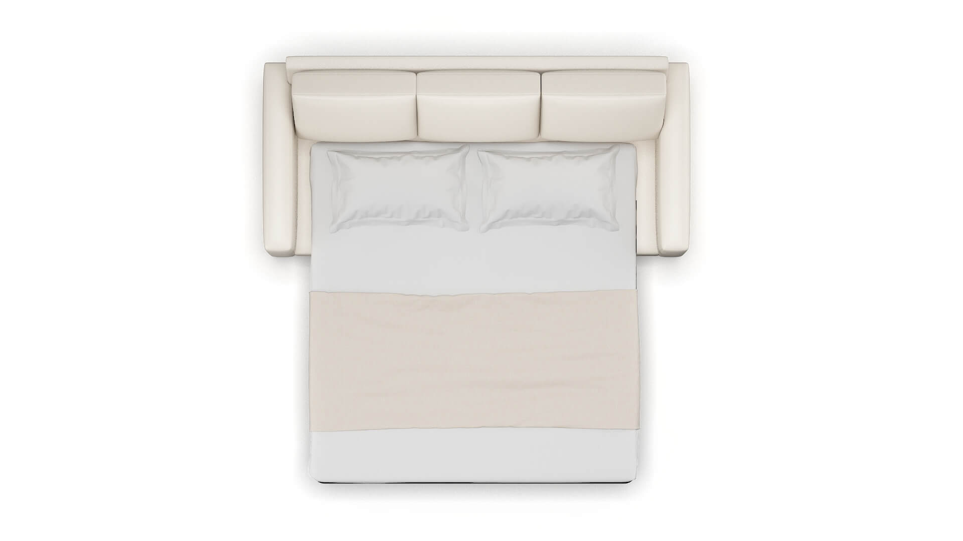 London Urban_d Snow Sofa Sleeper Espresso legs 3