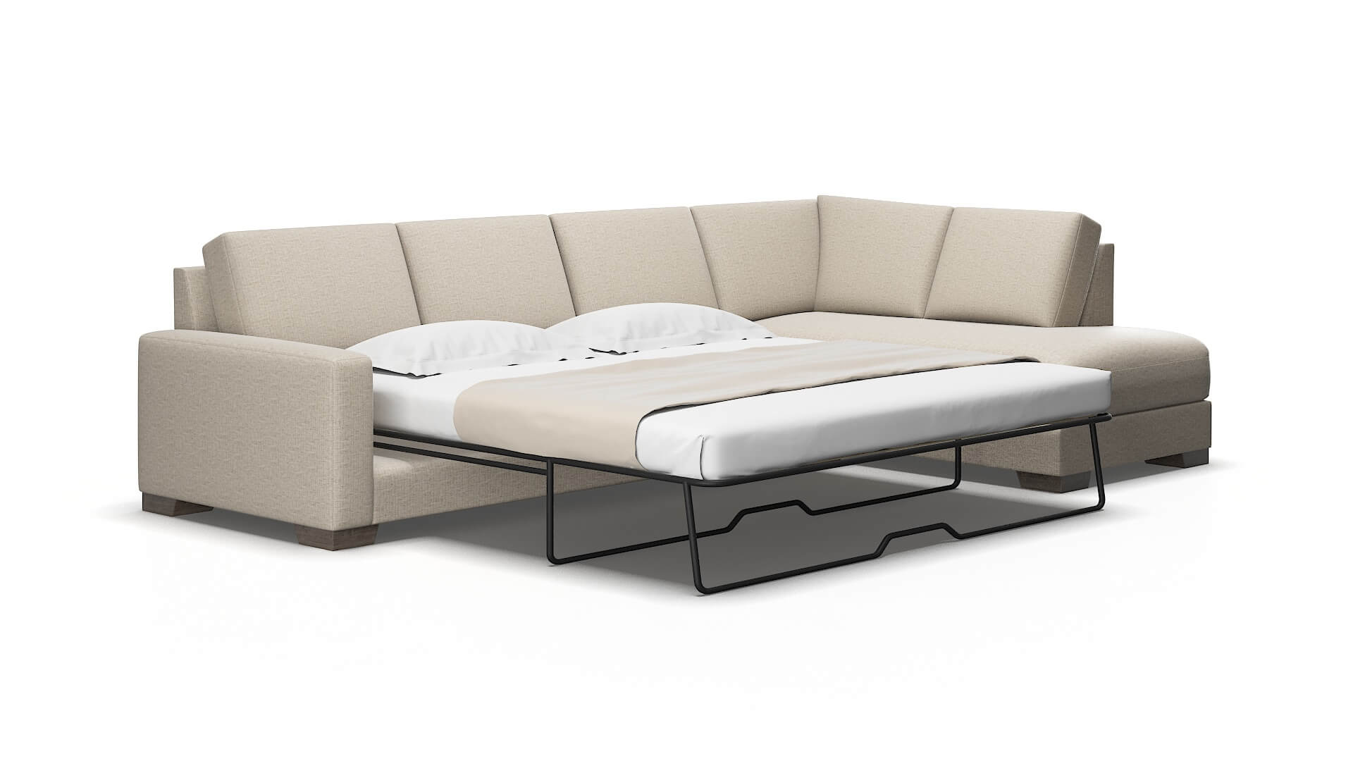 London Urban_d Steel Panel Sleeper Espresso legs 2