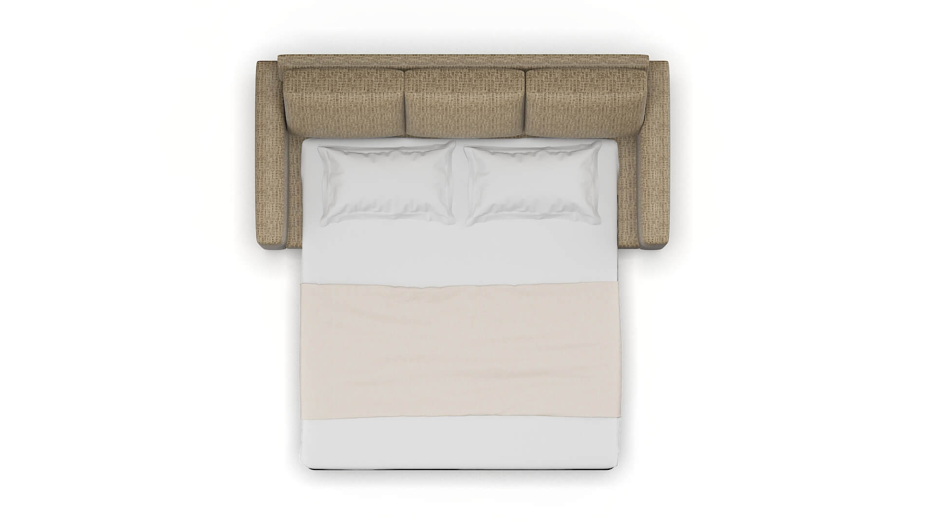 London Venus Mocha Sofa Sleeper Espresso legs 3