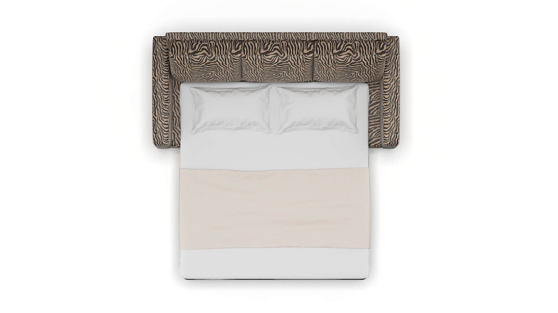 London Zambia Coffee Sofa Sleeper Espresso legs 3