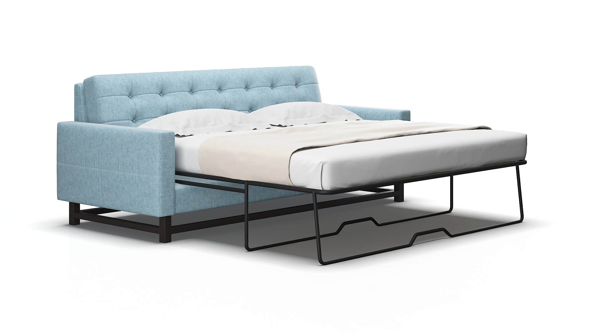 Madrid Atlas turquoise Sofa sleeper Espresso Legs  2