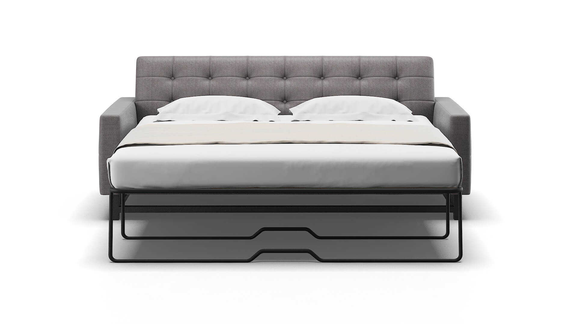 Madrid Atlas_plz Silver Sofa Sleeper Espresso legs 1