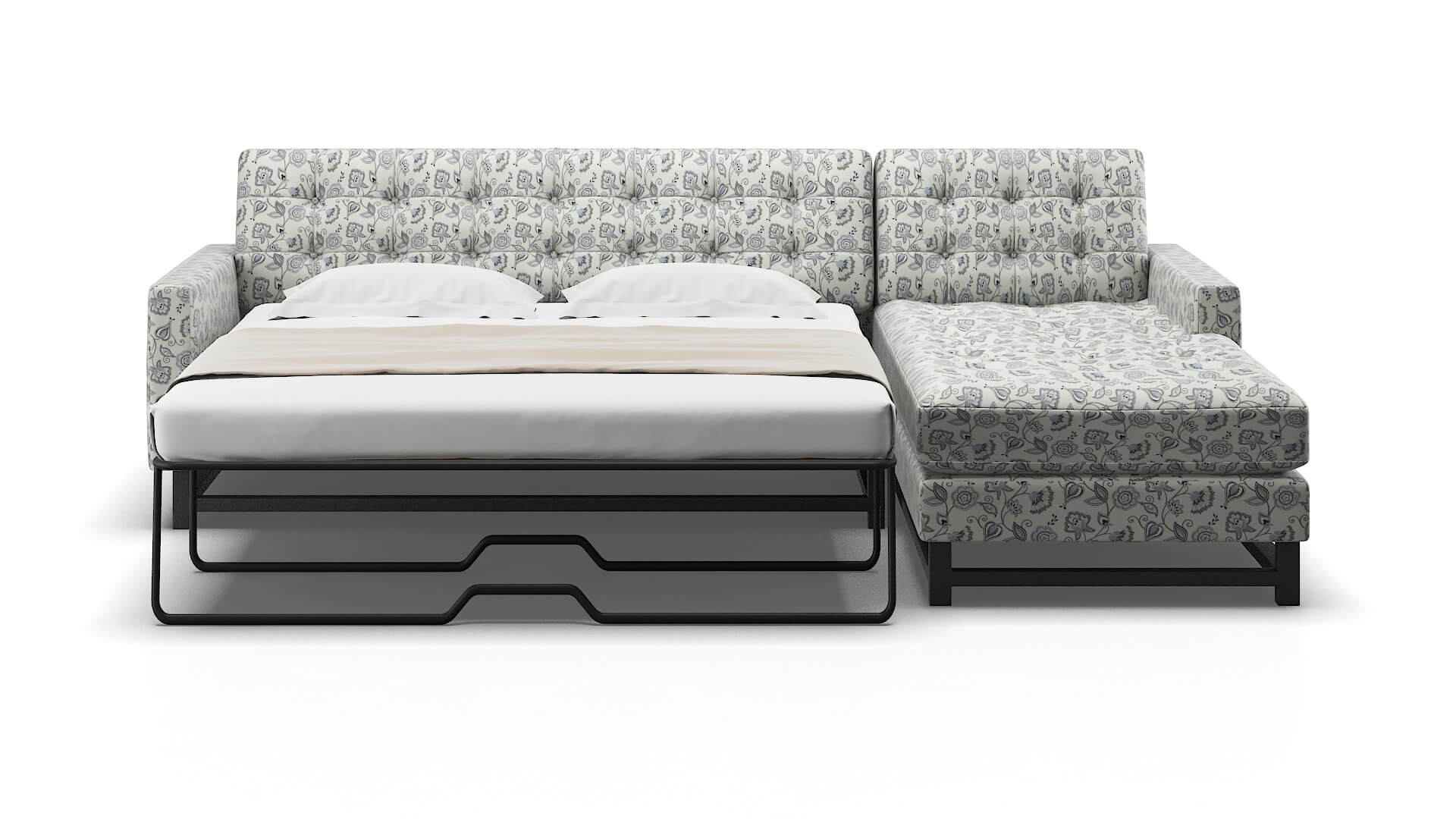 Madrid Avignon Sky Panel Sleeper Espresso legs 1