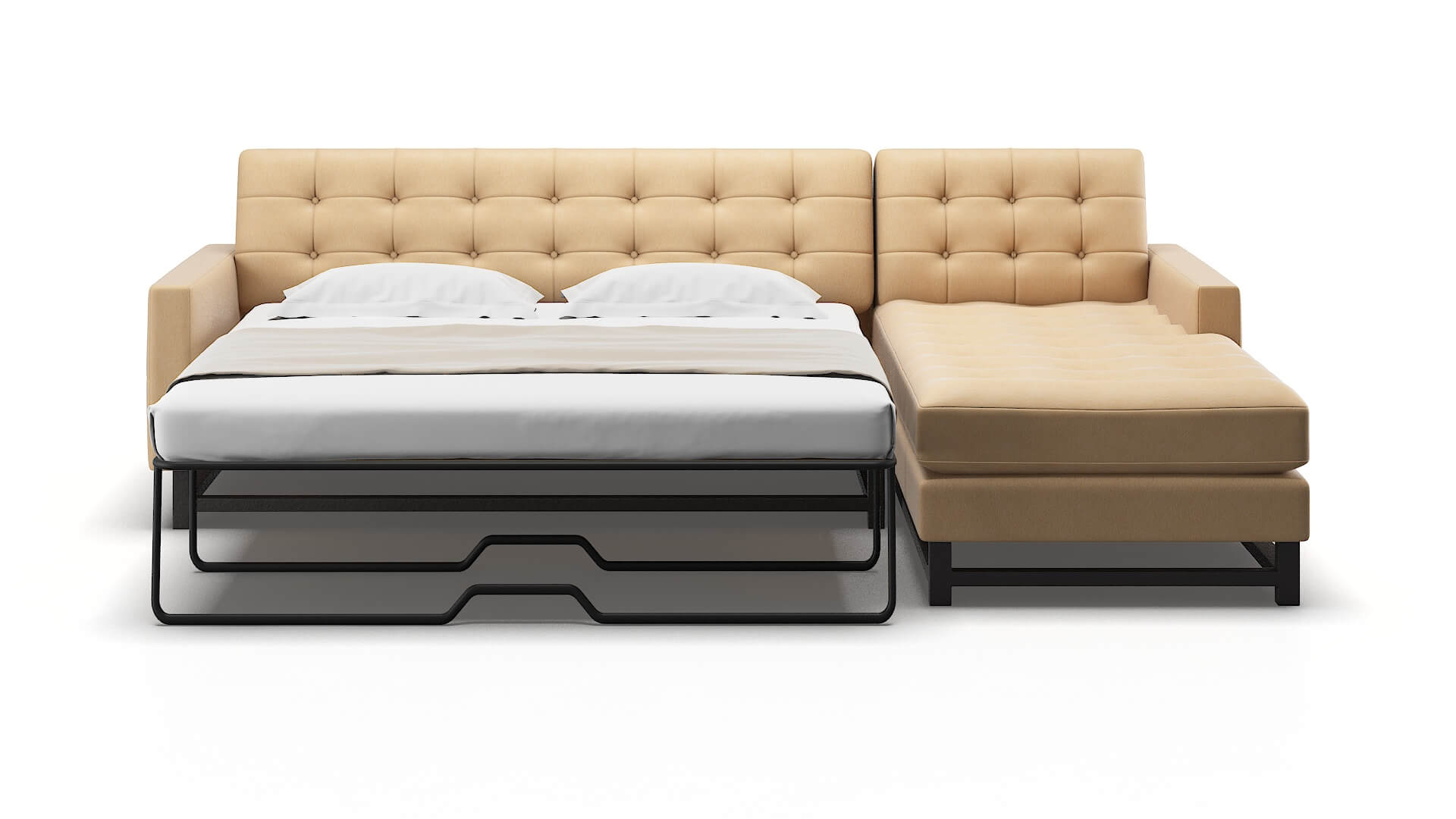 Madrid Bella Coffee Panel Sleeper Espresso legs 1