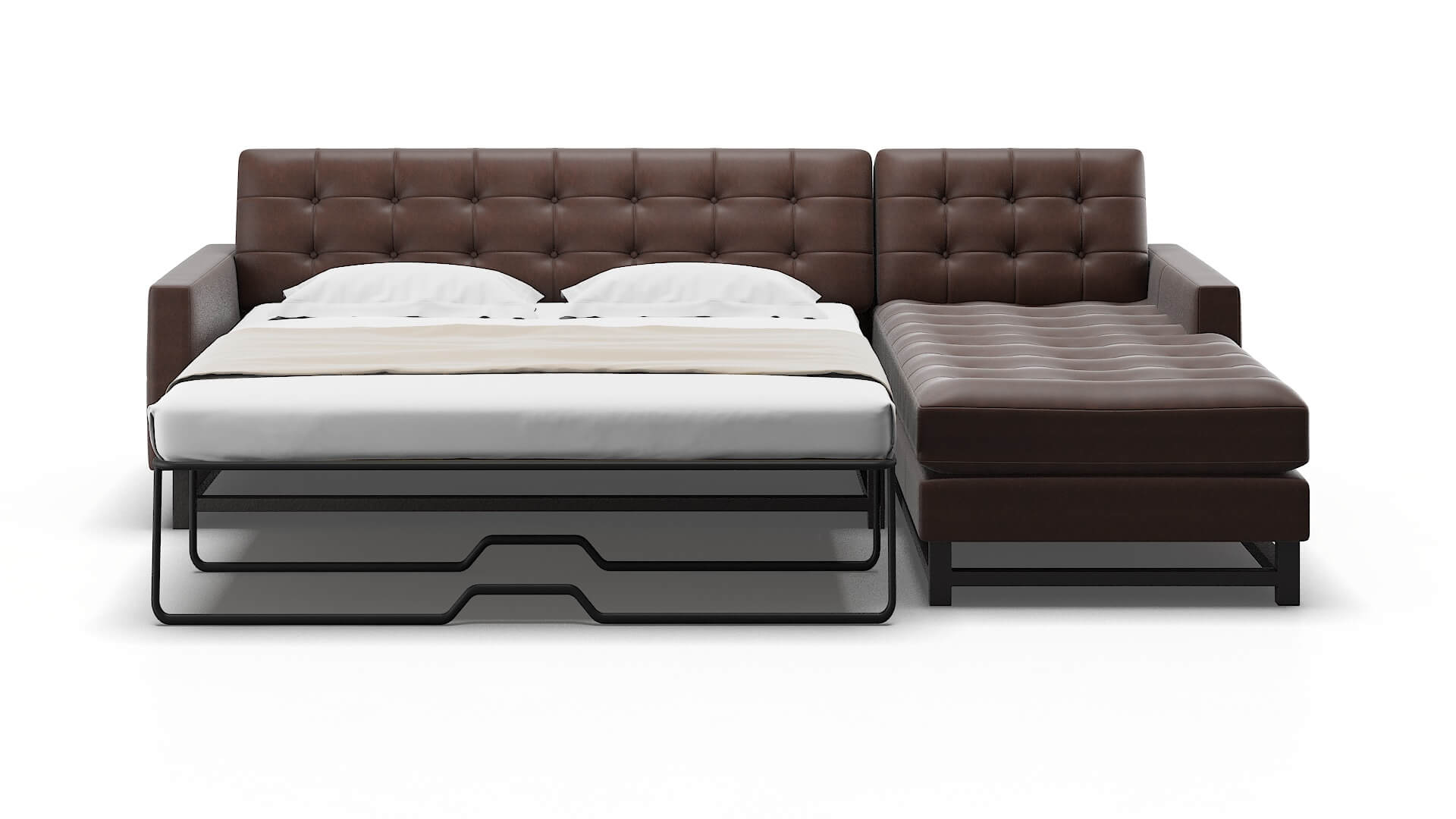 Madrid Bella Espresso Panel Sleeper Espresso legs 1