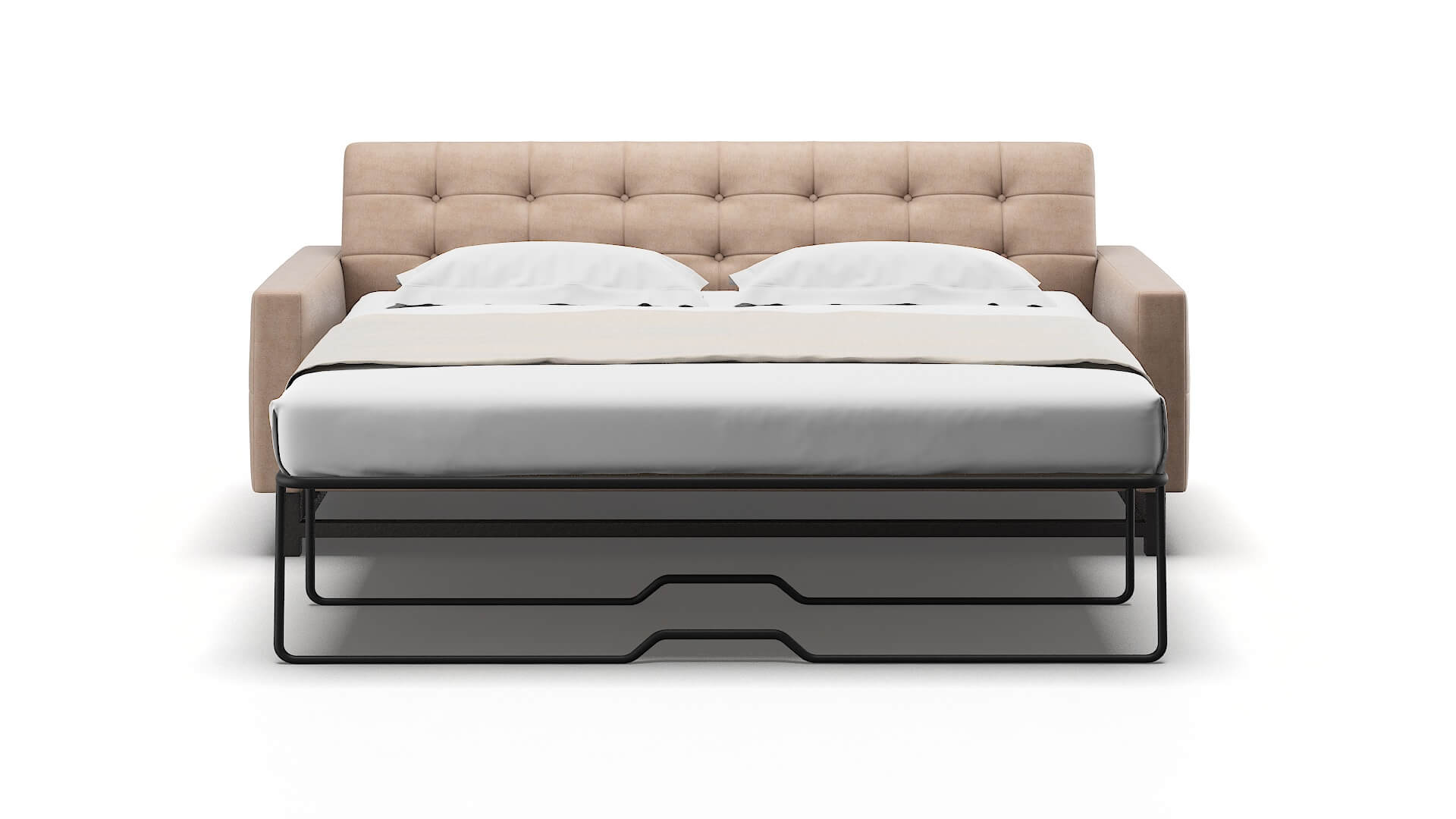 Madrid Bella Pewter Sofa Sleeper Espresso legs 1