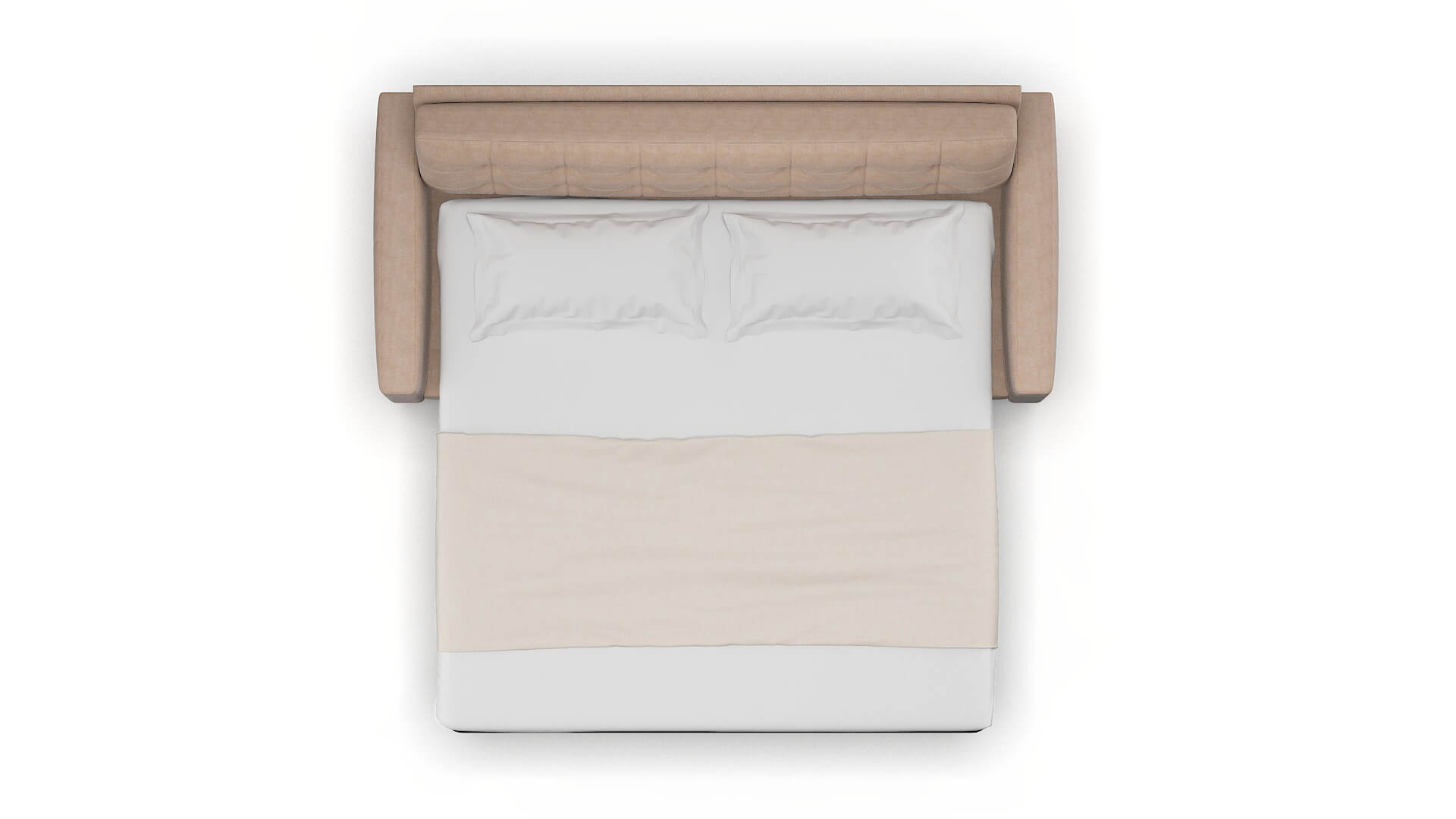 Madrid Bella Pewter Sofa Sleeper Espresso legs 3