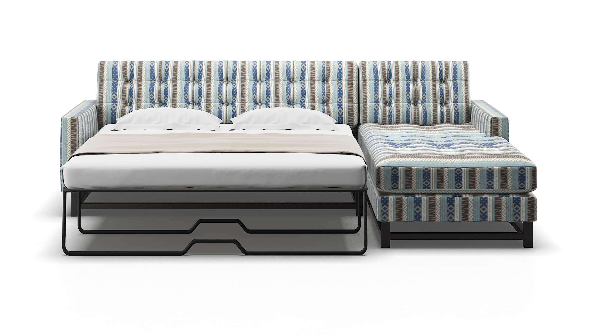 Madrid Bodhi Indigo Panel Sleeper Espresso legs 1