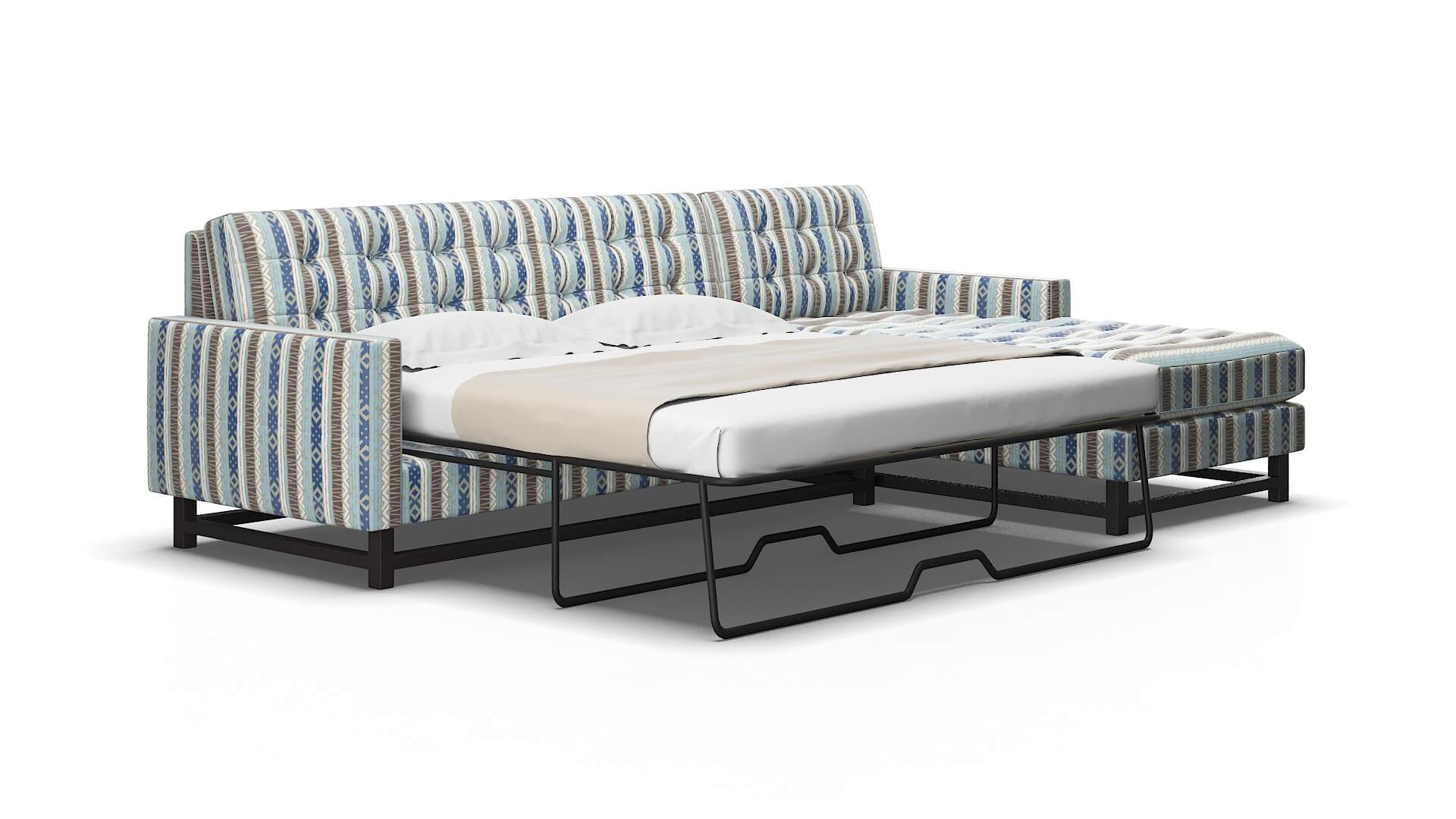 Madrid Bodhi Indigo Panel Sleeper Espresso legs 2