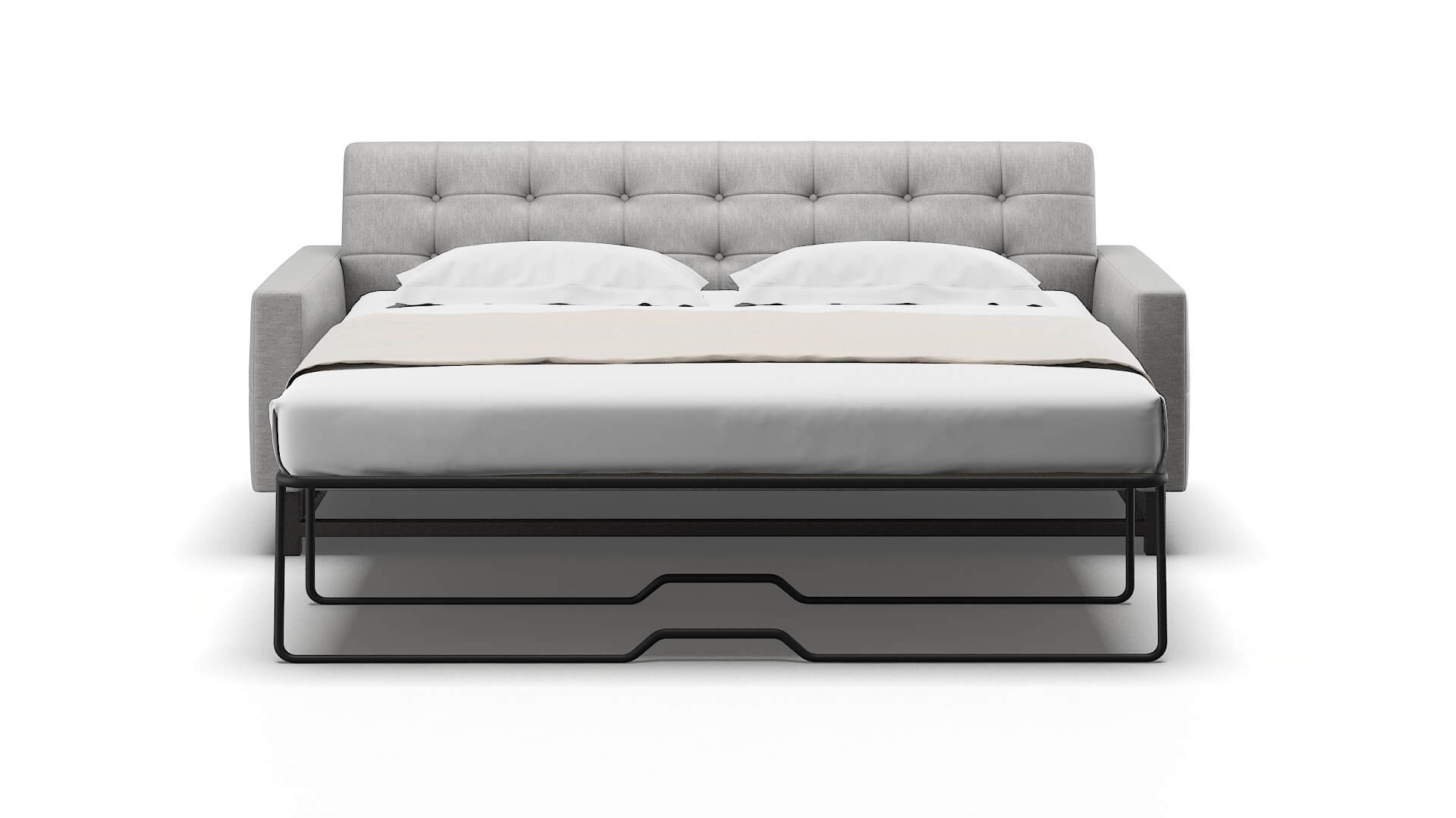 Madrid Bungalow Graphite Sofa Sleeper Espresso legs 1