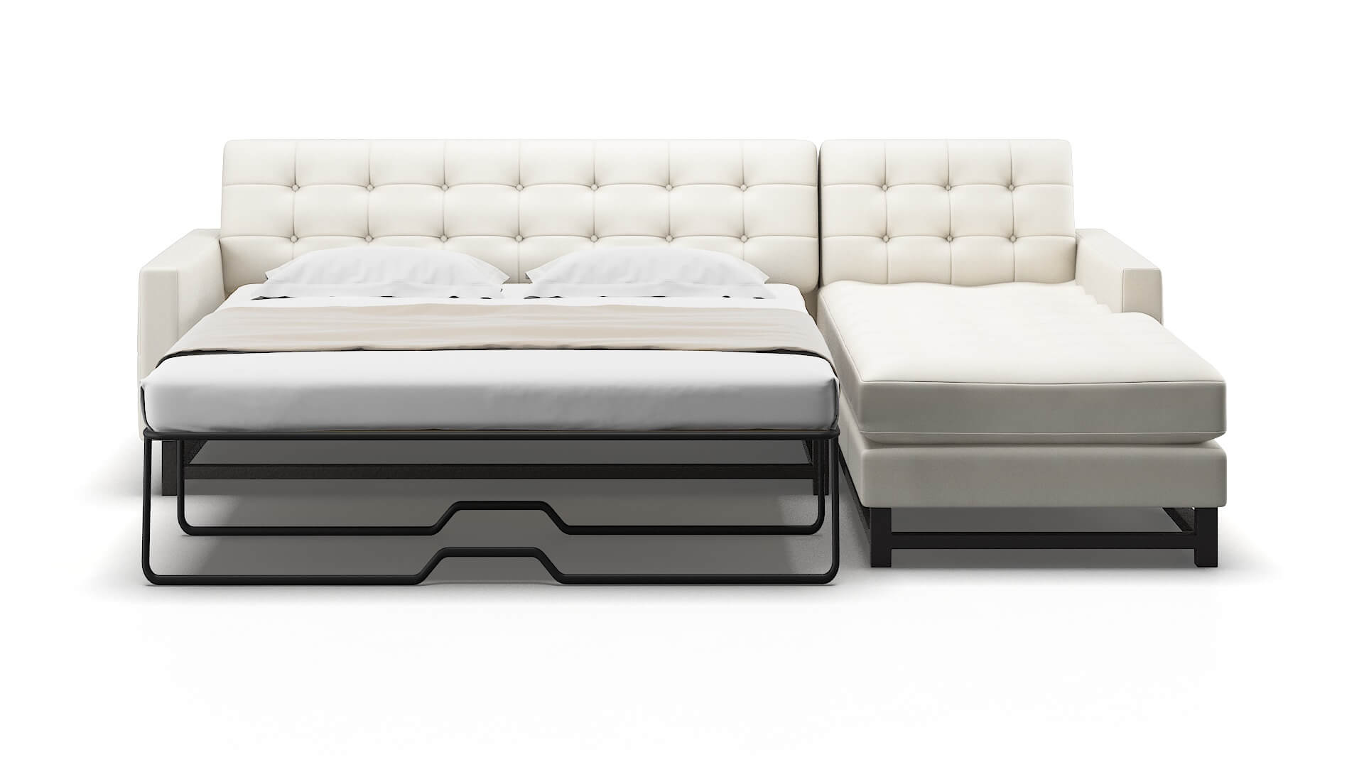 Madrid Chance Bone Panel Sleeper Espresso legs 1