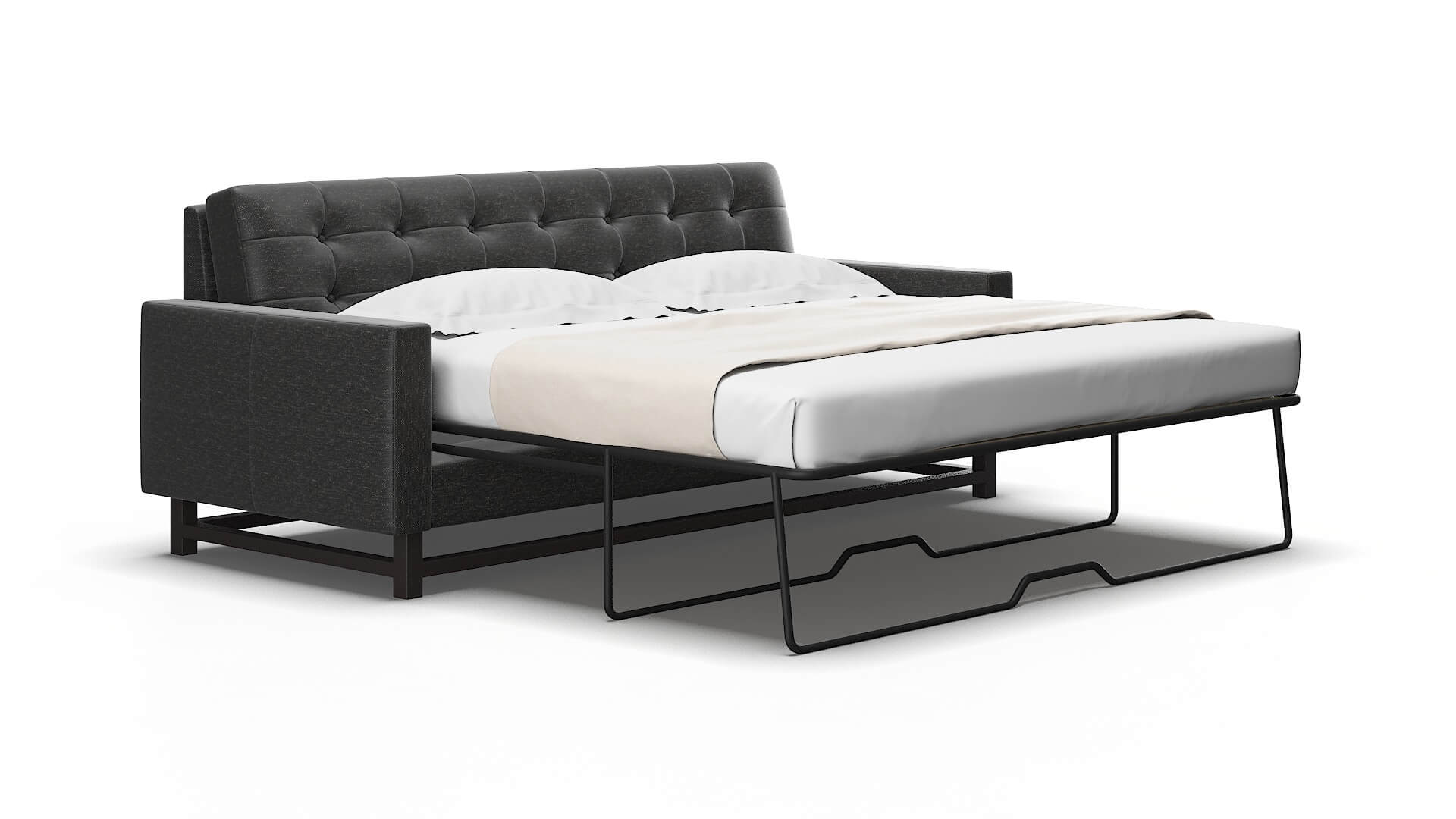 Madrid Chance denim Sofa sleeper Espresso Legs  2
