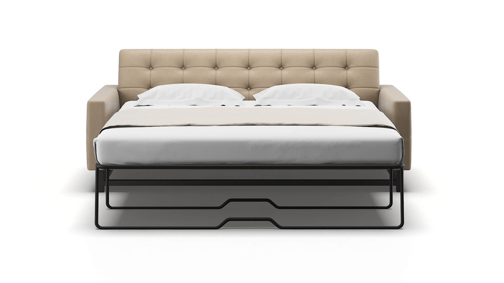 Madrid Chance Platinum Sofa Sleeper Espresso legs 1