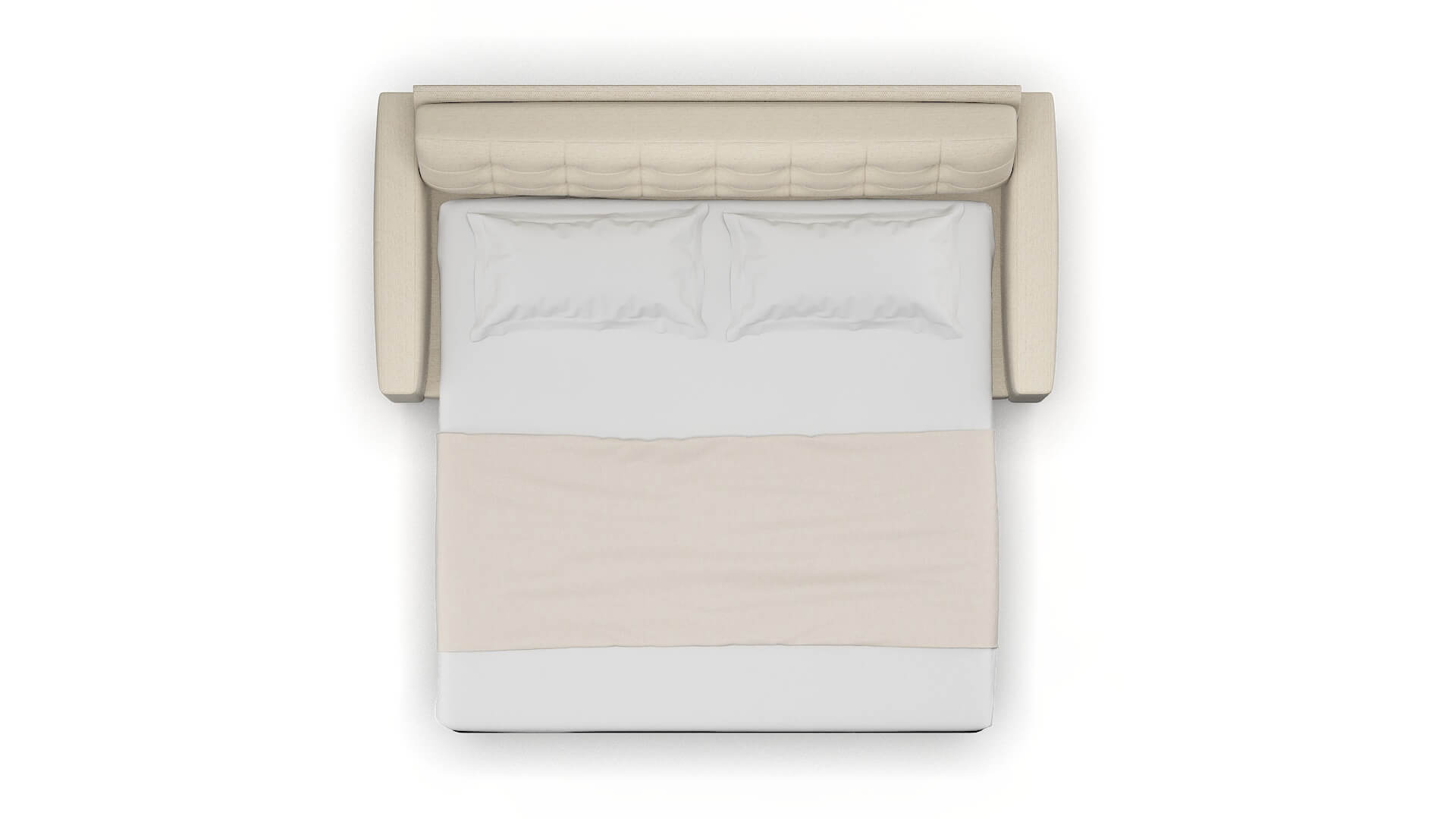 Madrid Chance Sand Sofa Sleeper Espresso legs 3