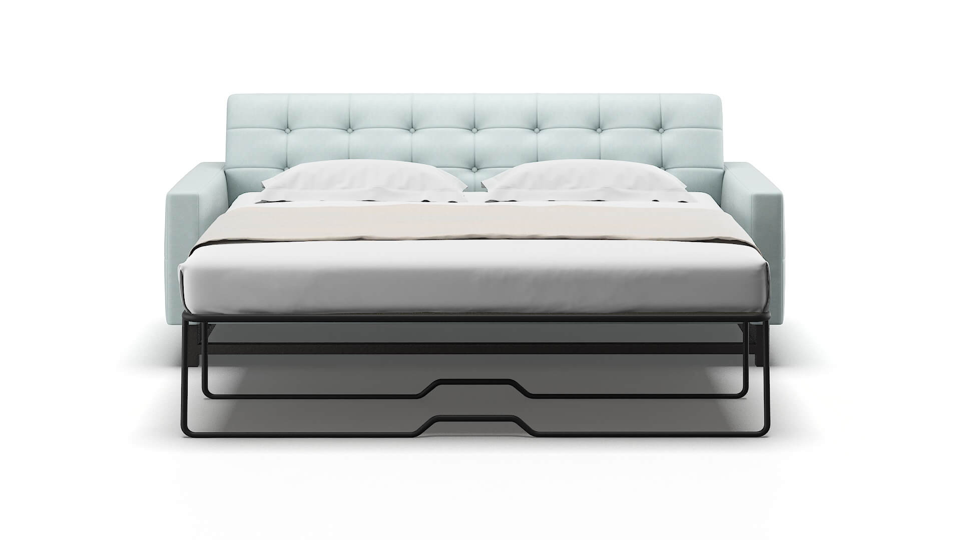 Madrid Clyde Cornflower Sofa Sleeper Espresso legs 1