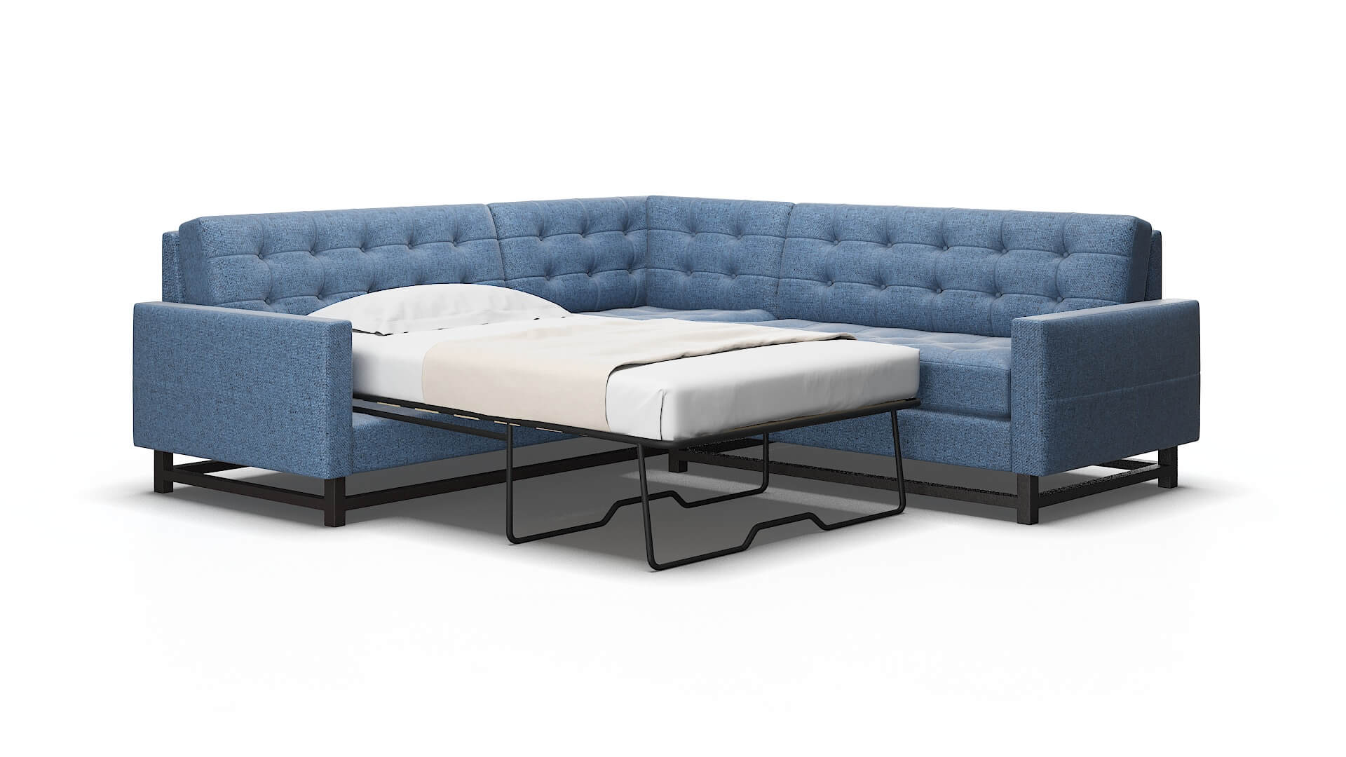 Madrid Clyde Deep_ocean Sectional Sleeper Espresso legs 2