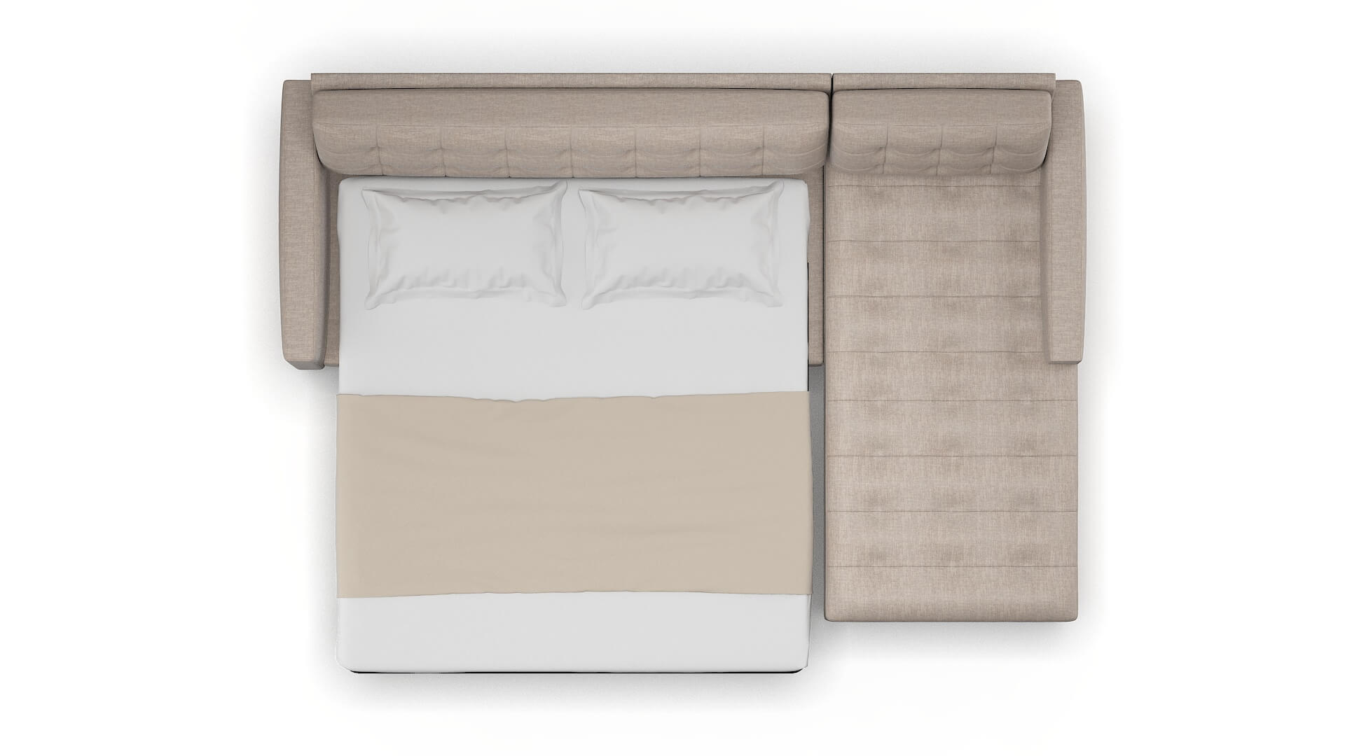 Madrid Clyde Dolphin Panel Sleeper Espresso legs 3