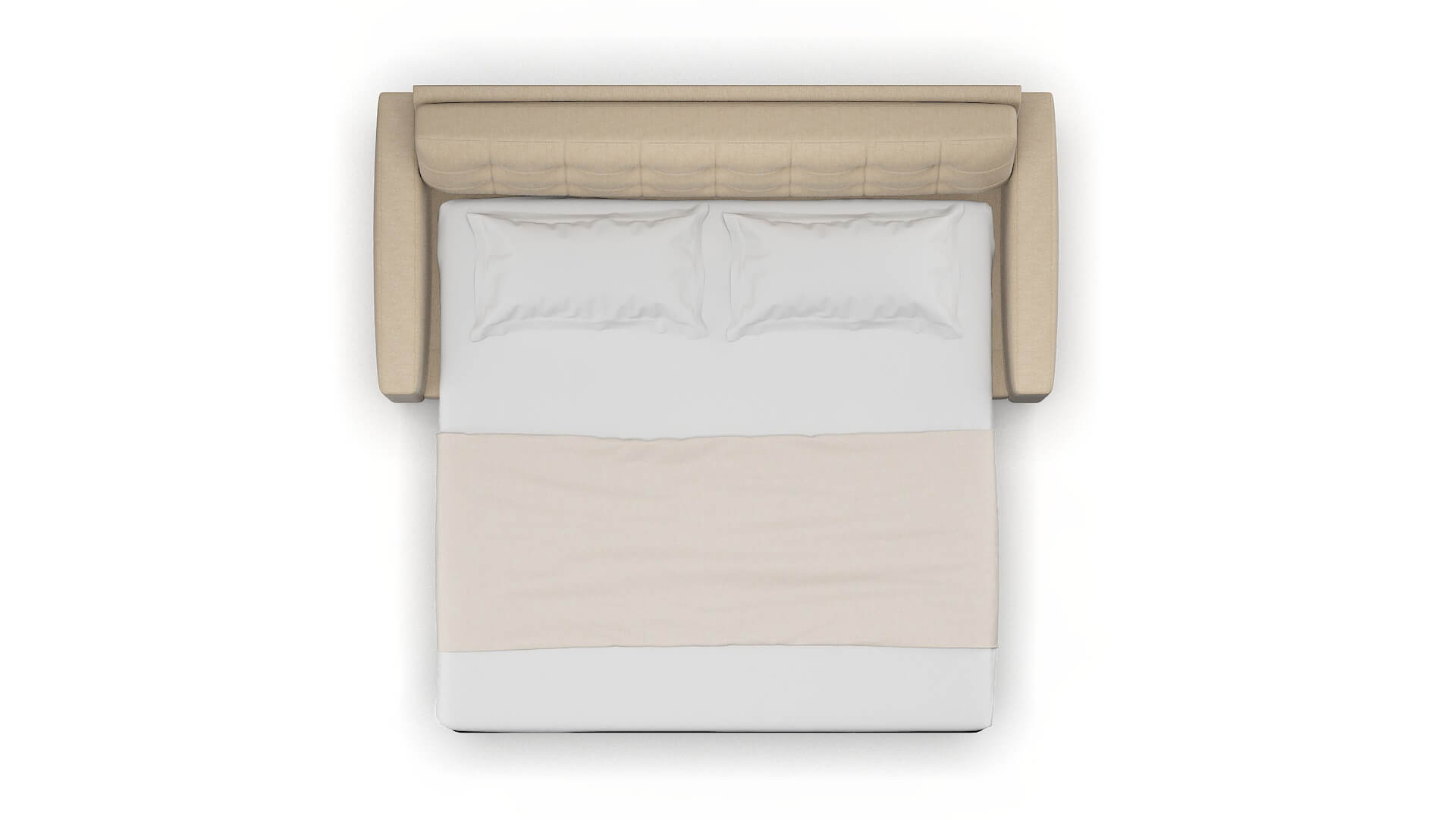 Madrid Cosmo Fawn Sofa Sleeper Espresso legs 3