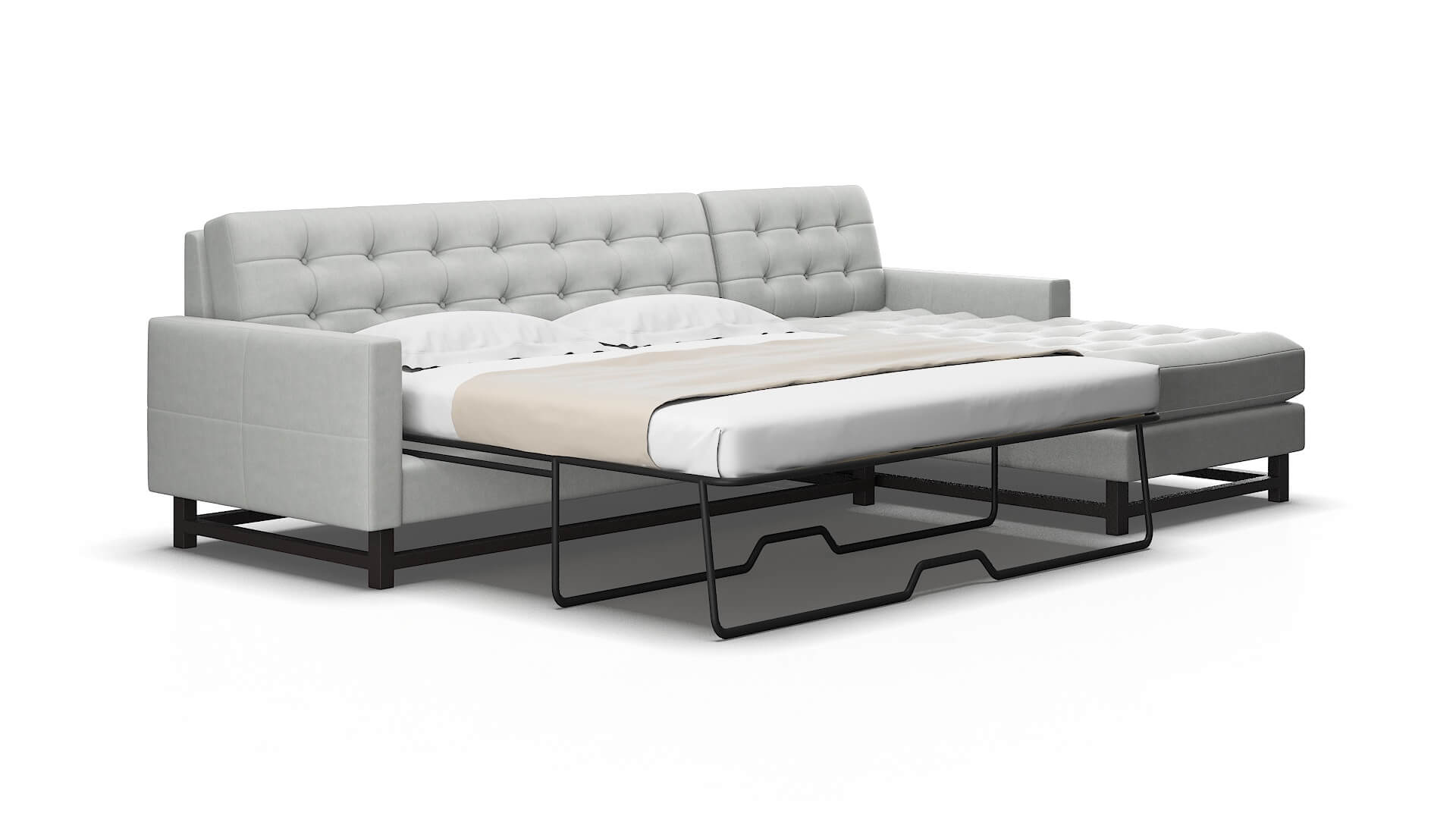 Madrid Dawson platinum Panel sleeper Espresso Legs  2