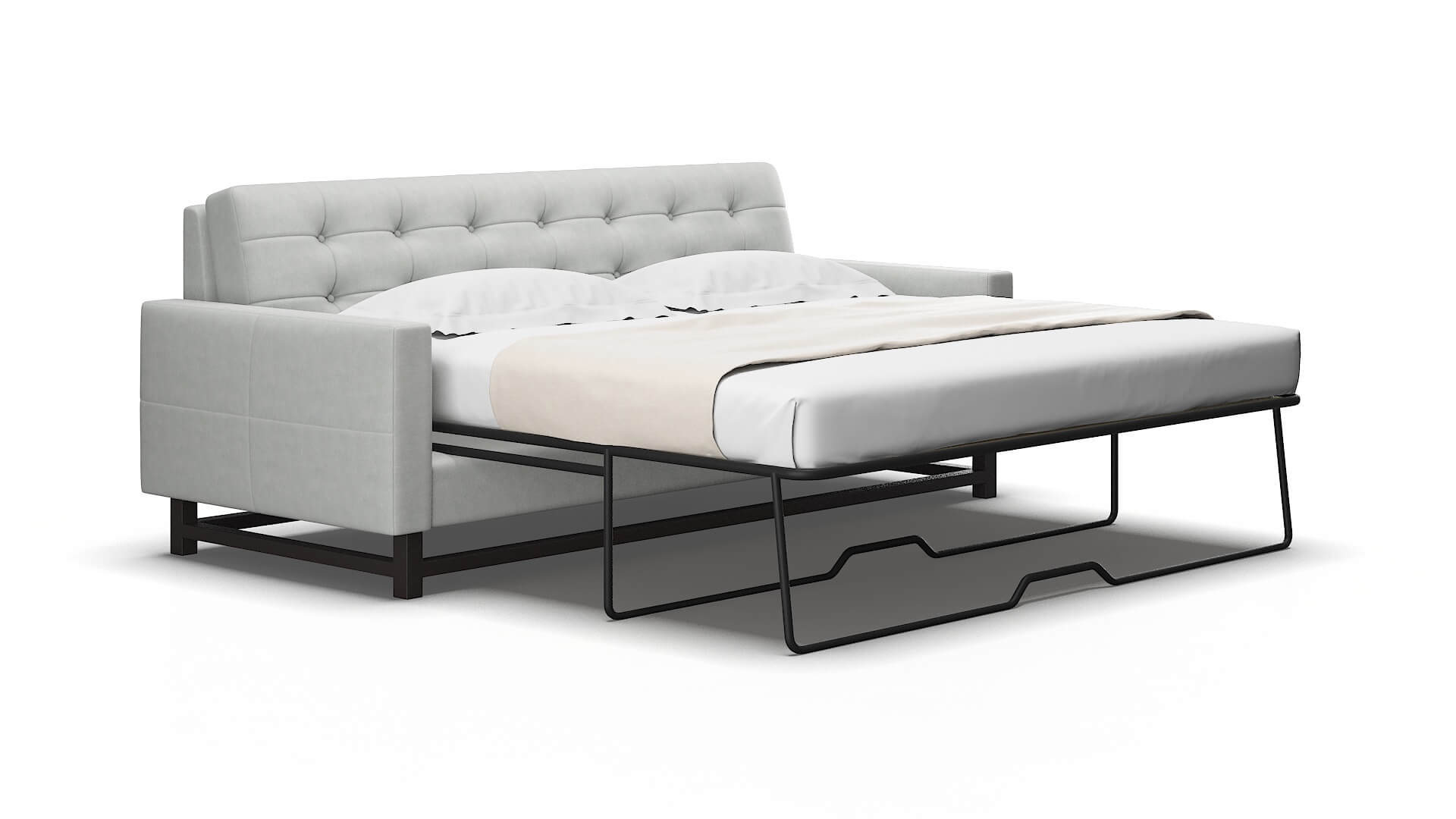 Madrid Dawson platinum Sofa sleeper Espresso Legs  2
