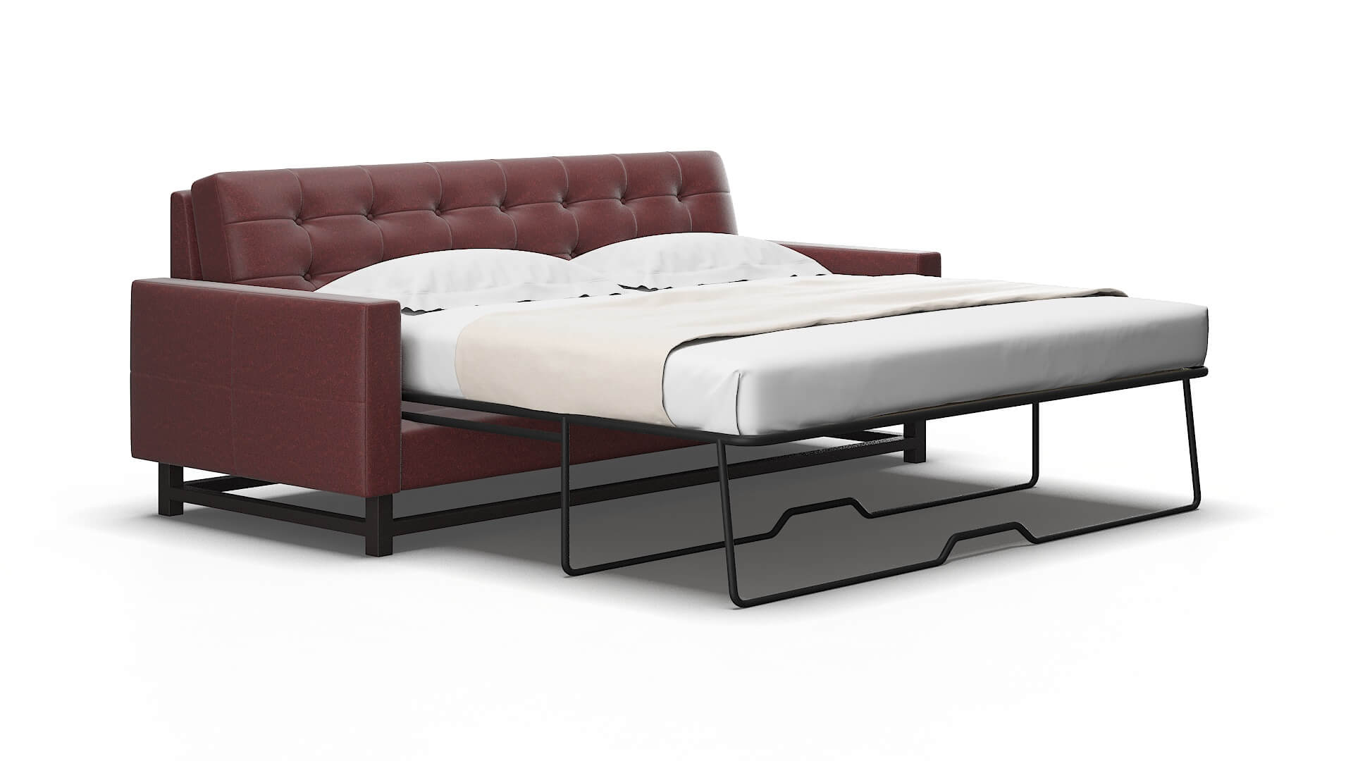 Madrid Derby berry Sofa sleeper Espresso Legs  2