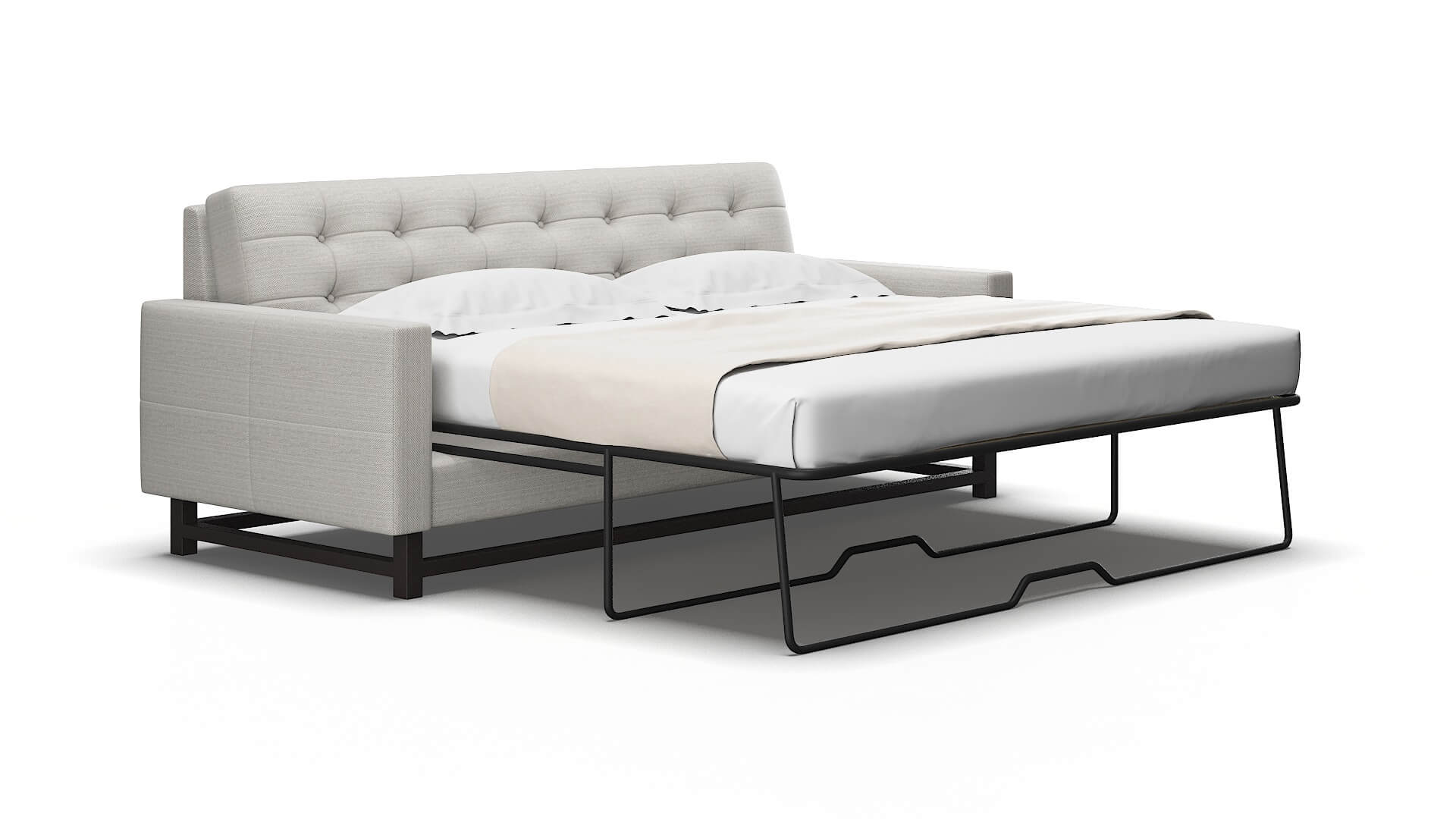 Madrid Derby grey Sofa sleeper Espresso Legs  2