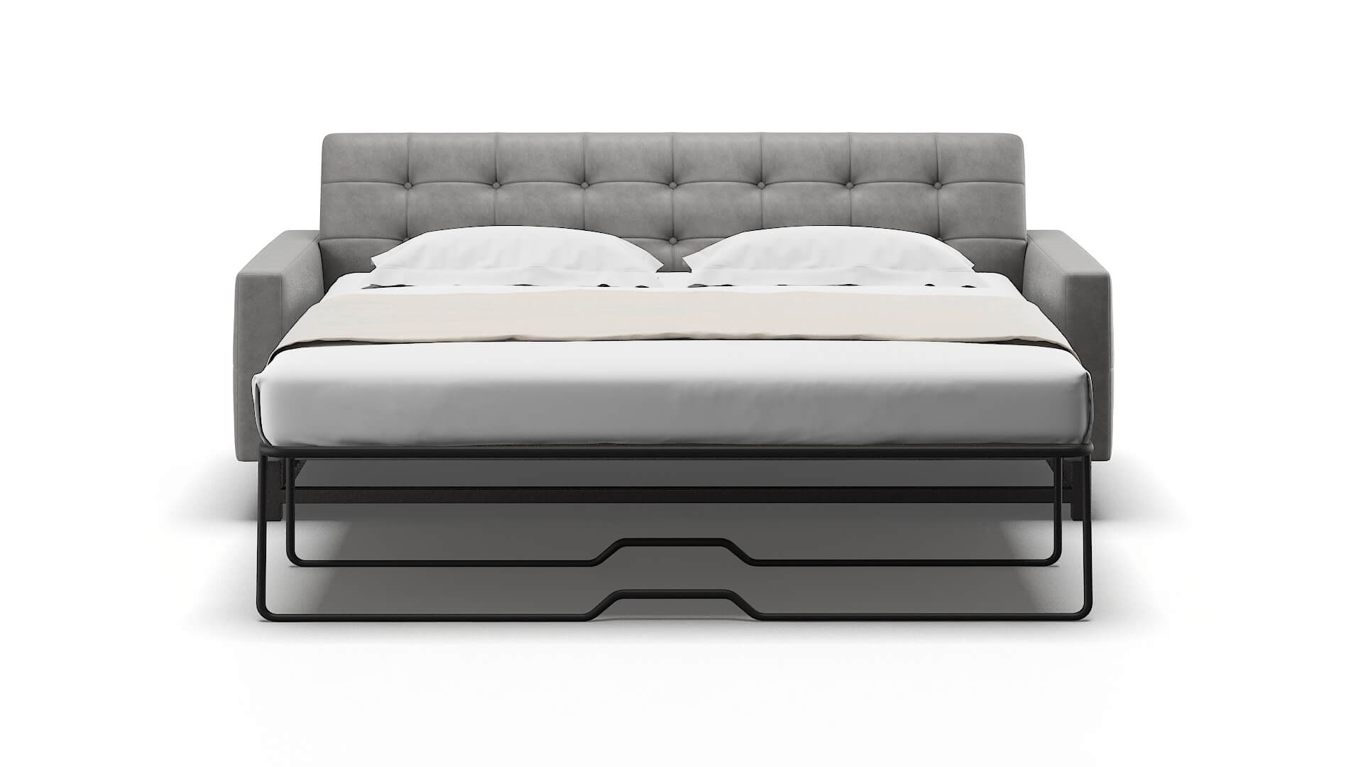 Madrid Dream_d Charcoal Sofa Sleeper Espresso legs 1