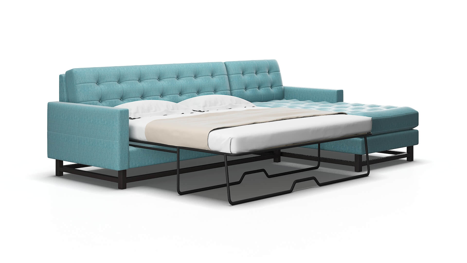Madrid Durham pine Panel sleeper Espresso Legs  2