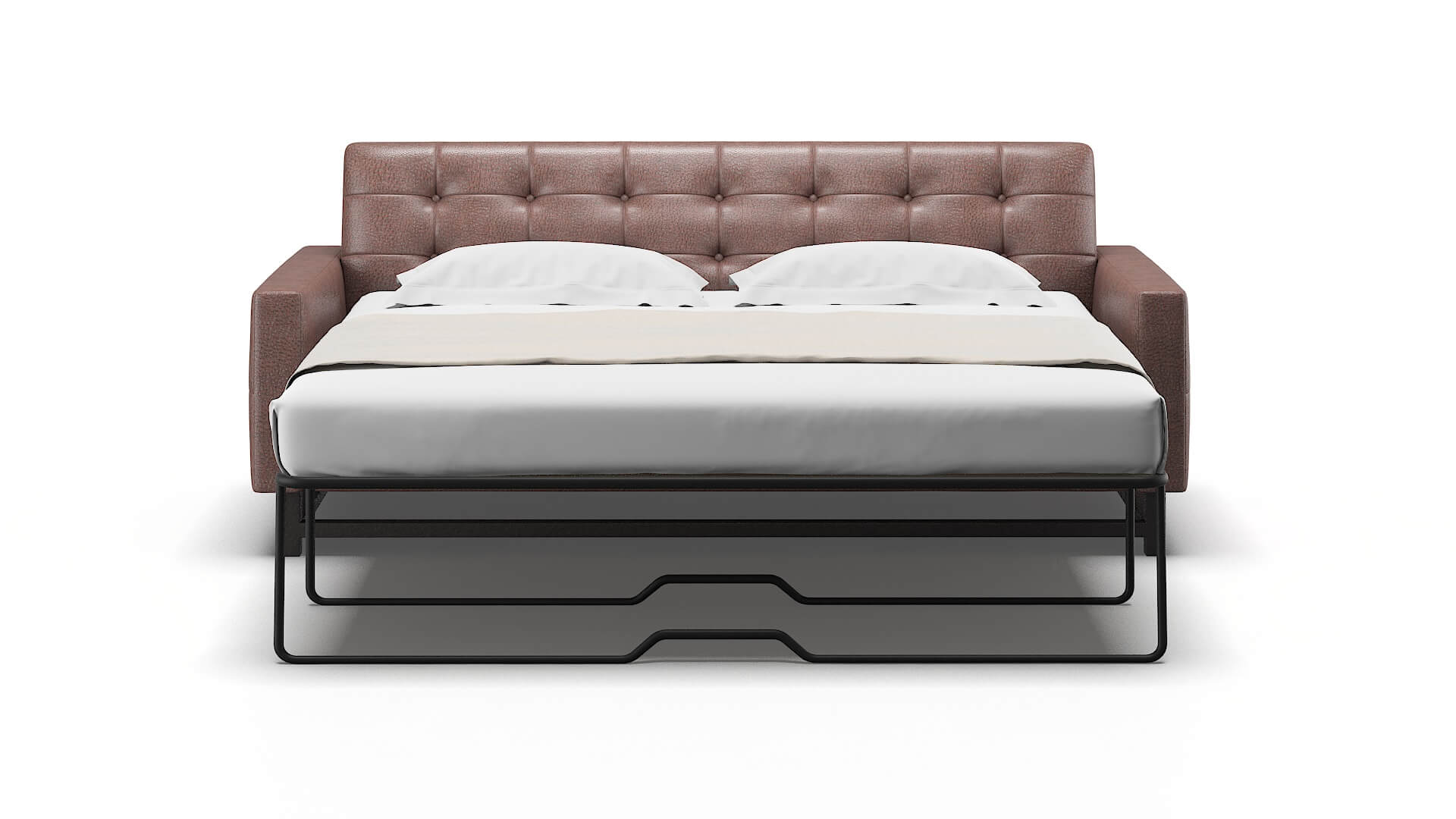 Madrid Ford Brown Sofa Sleeper Espresso legs 1