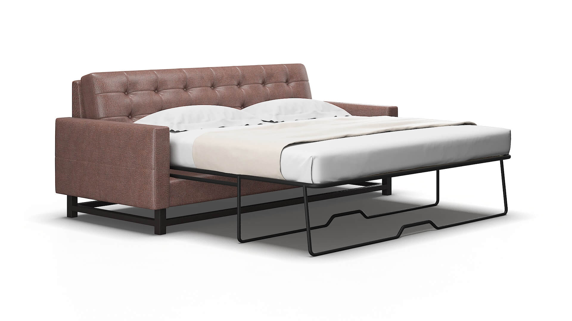 Madrid Ford Brown Sofa Sleeper Espresso legs 2