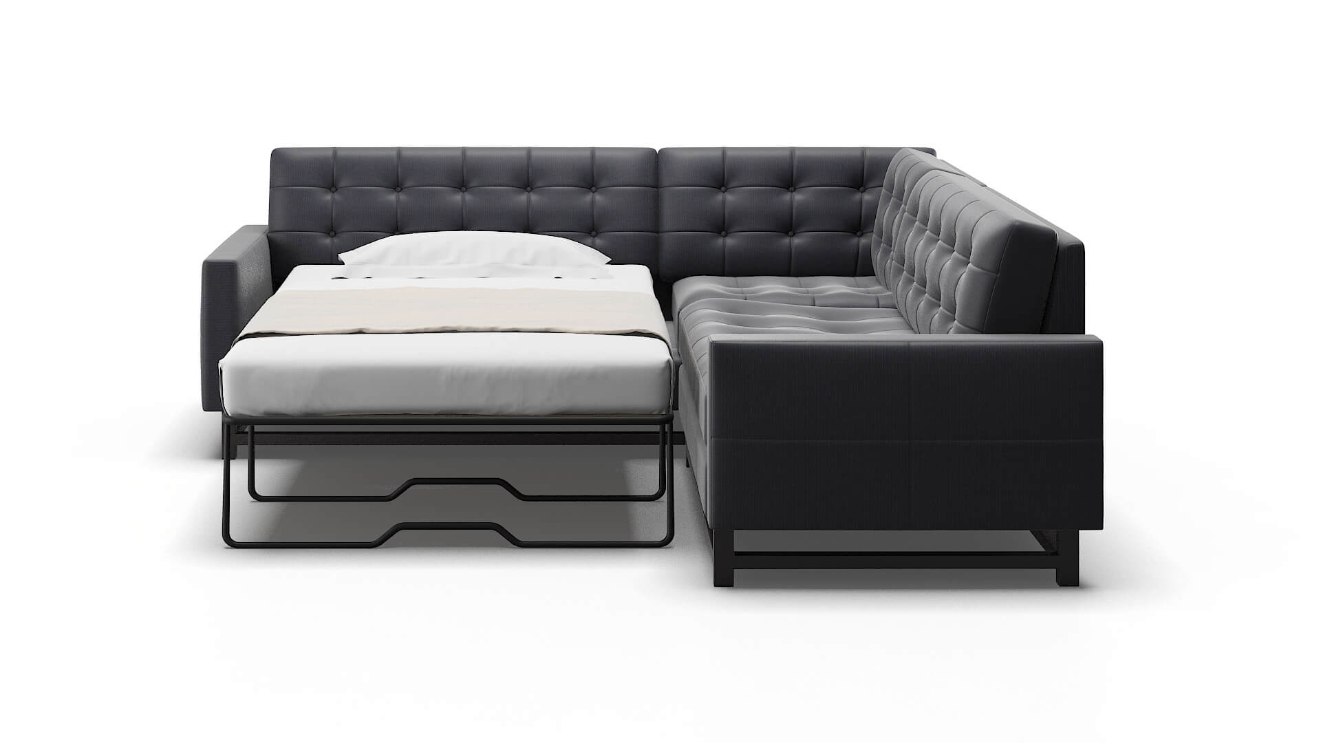 Madrid Hepburn_hrp Deep_sea Sectional Sleeper Espresso legs 1