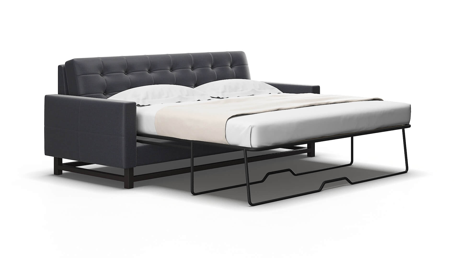 Madrid Hepburn_hrp deep_sea Sofa sleeper Espresso Legs  2