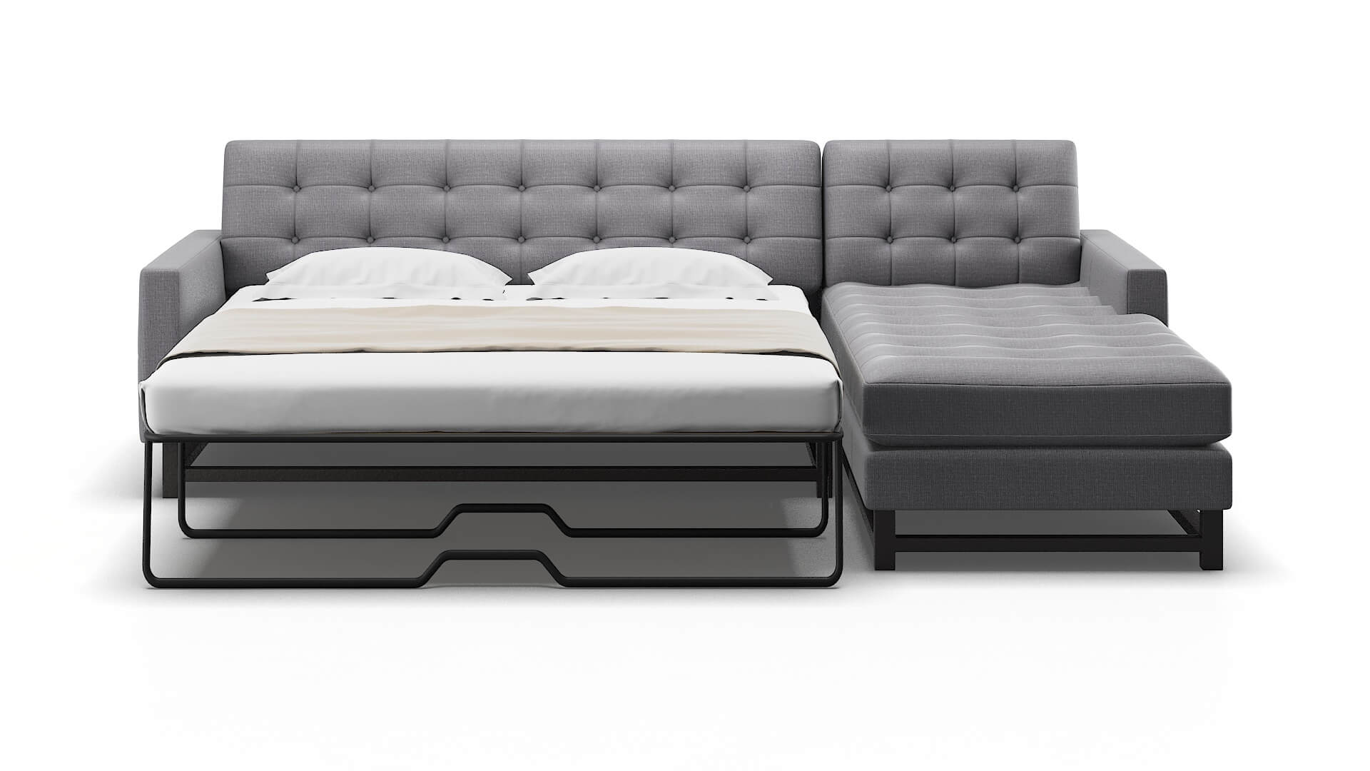 Madrid Insight Denim Panel Sleeper Espresso legs 1