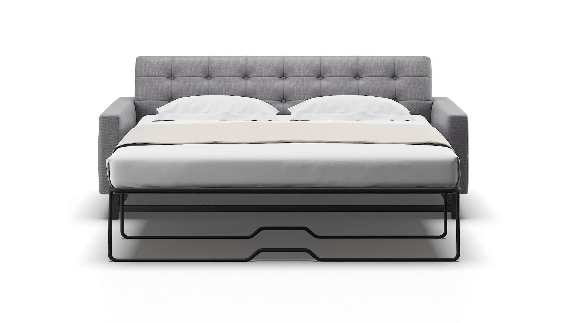 Madrid Insight Denim Sofa Sleeper Espresso legs 1