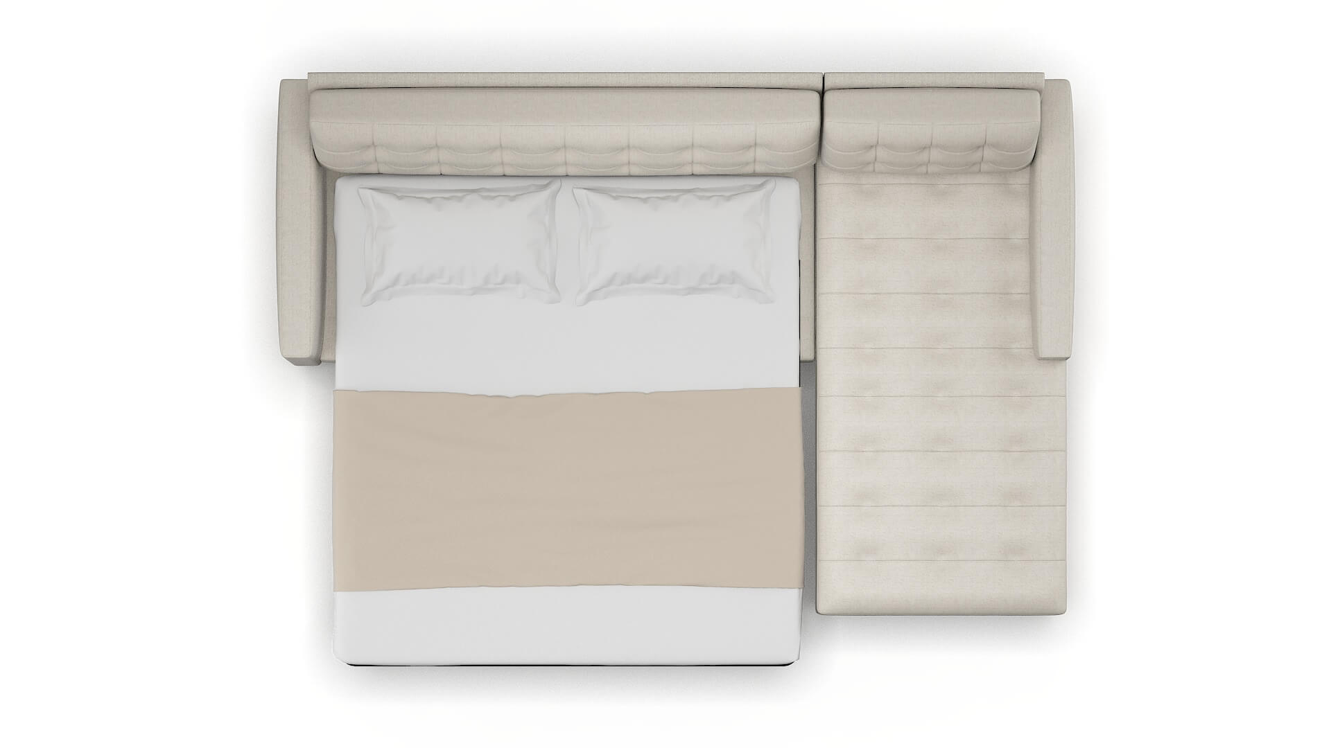 Madrid Insight Dove Panel Sleeper Espresso legs 3