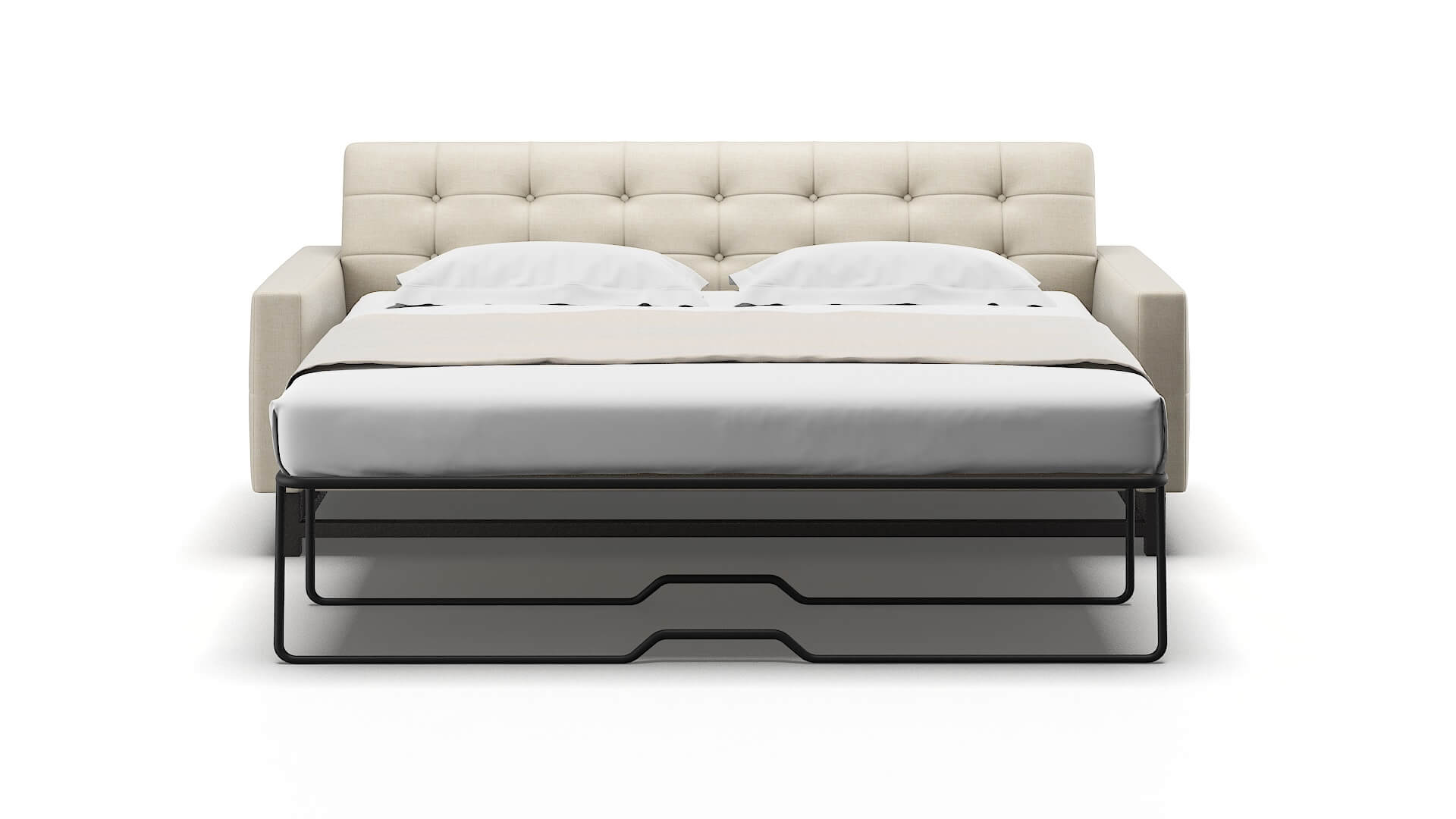 Madrid Keylargo Almond Sofa Sleeper Espresso legs 1